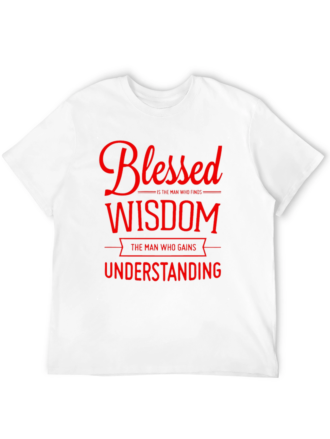 Black Blessed Wisdom Graphic T-Shirt view 12