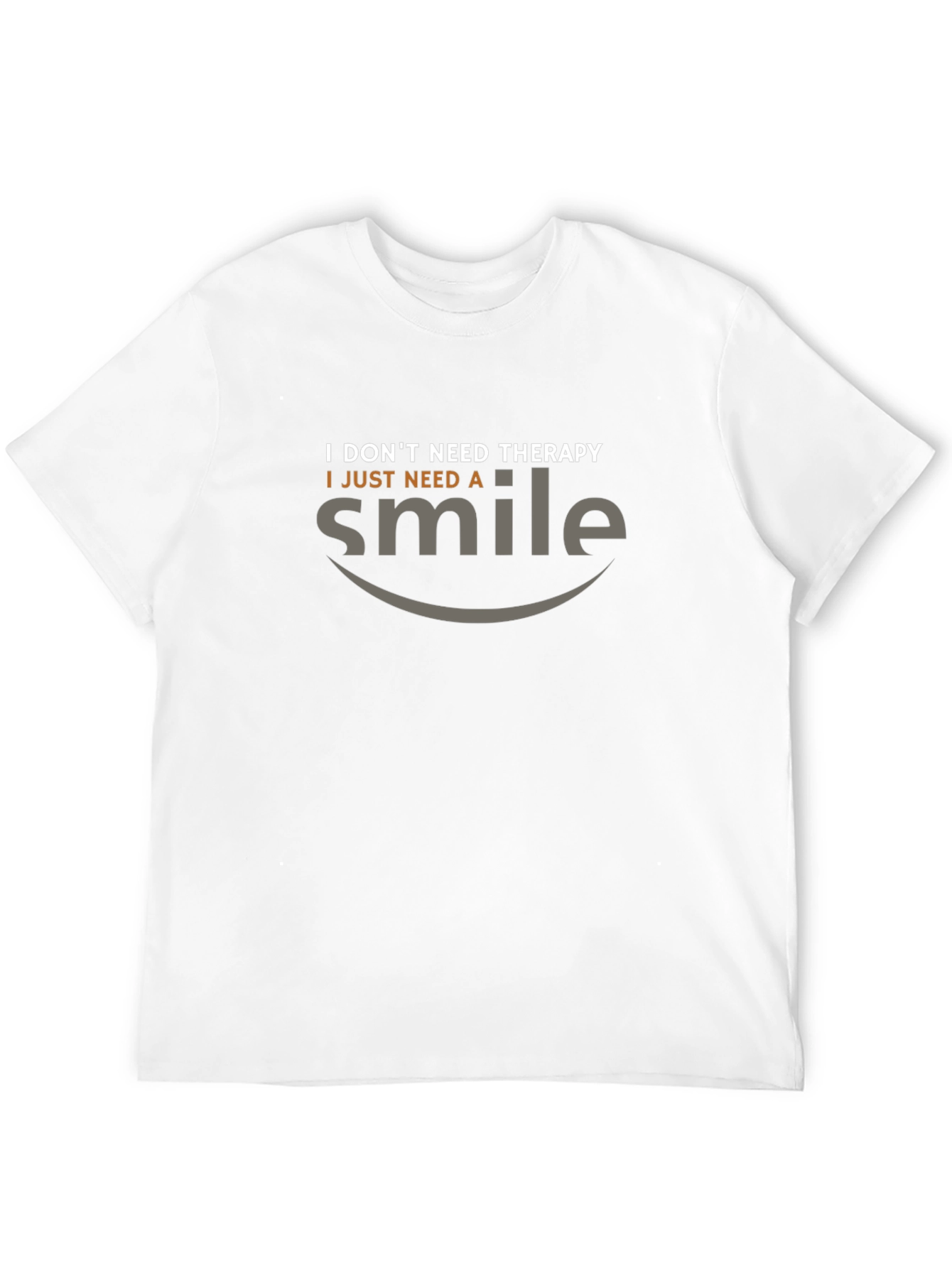 Black Funny Therapy Amazon Smile T-Shirt view 12