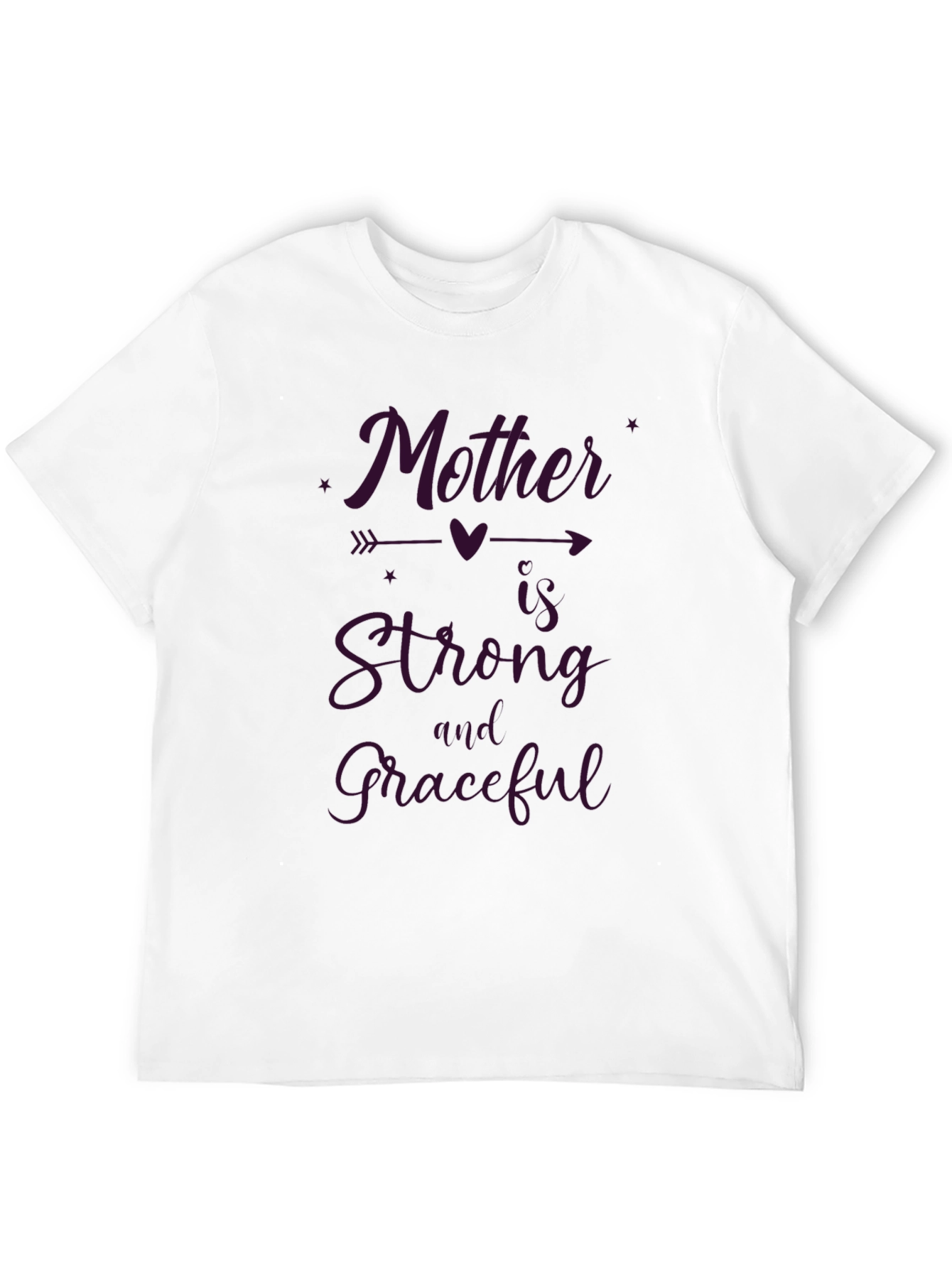 Black Mother is Strong and Graceful T-Shirt - Black view 12