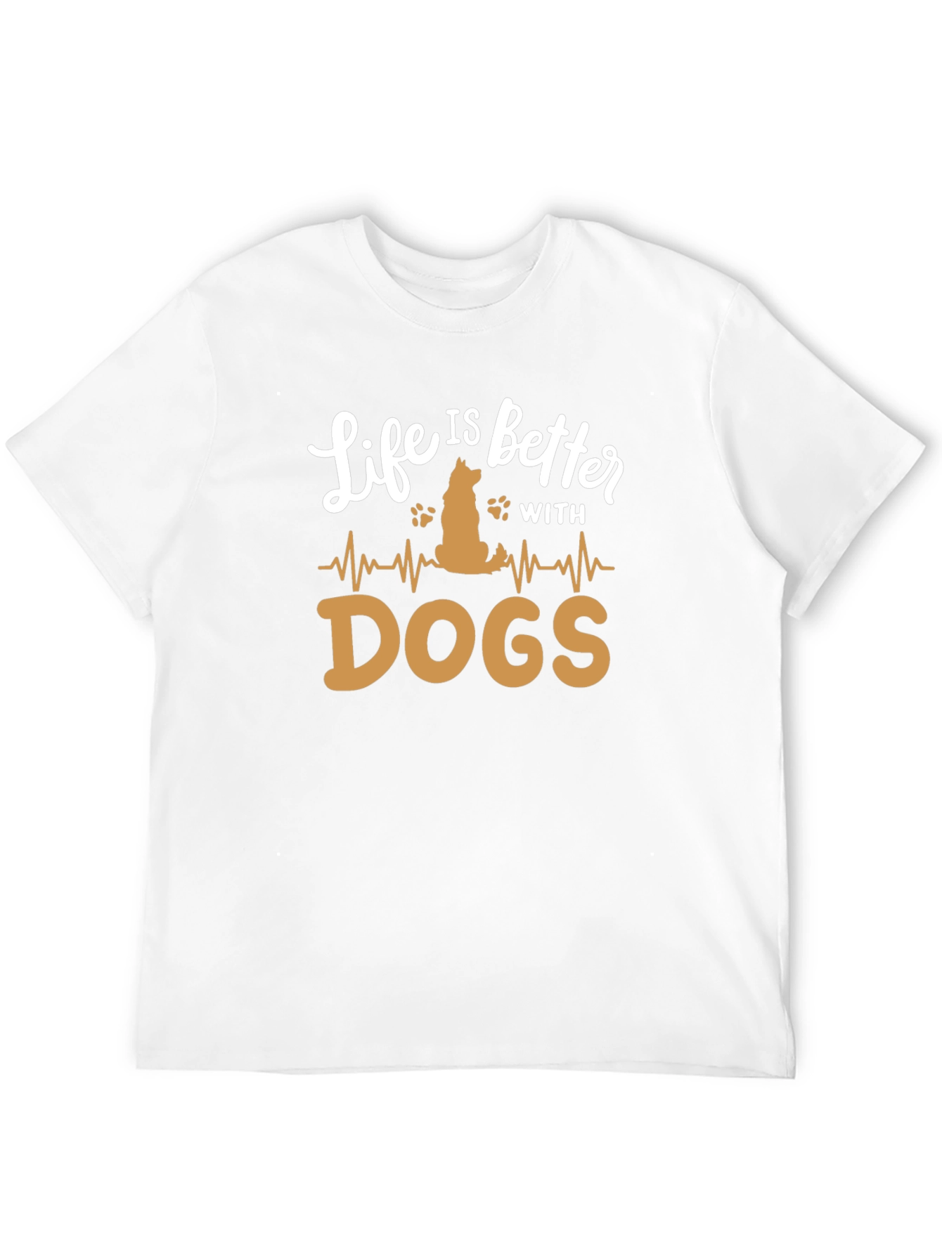 Black Life is Better with Dogs T-Shirt view 12