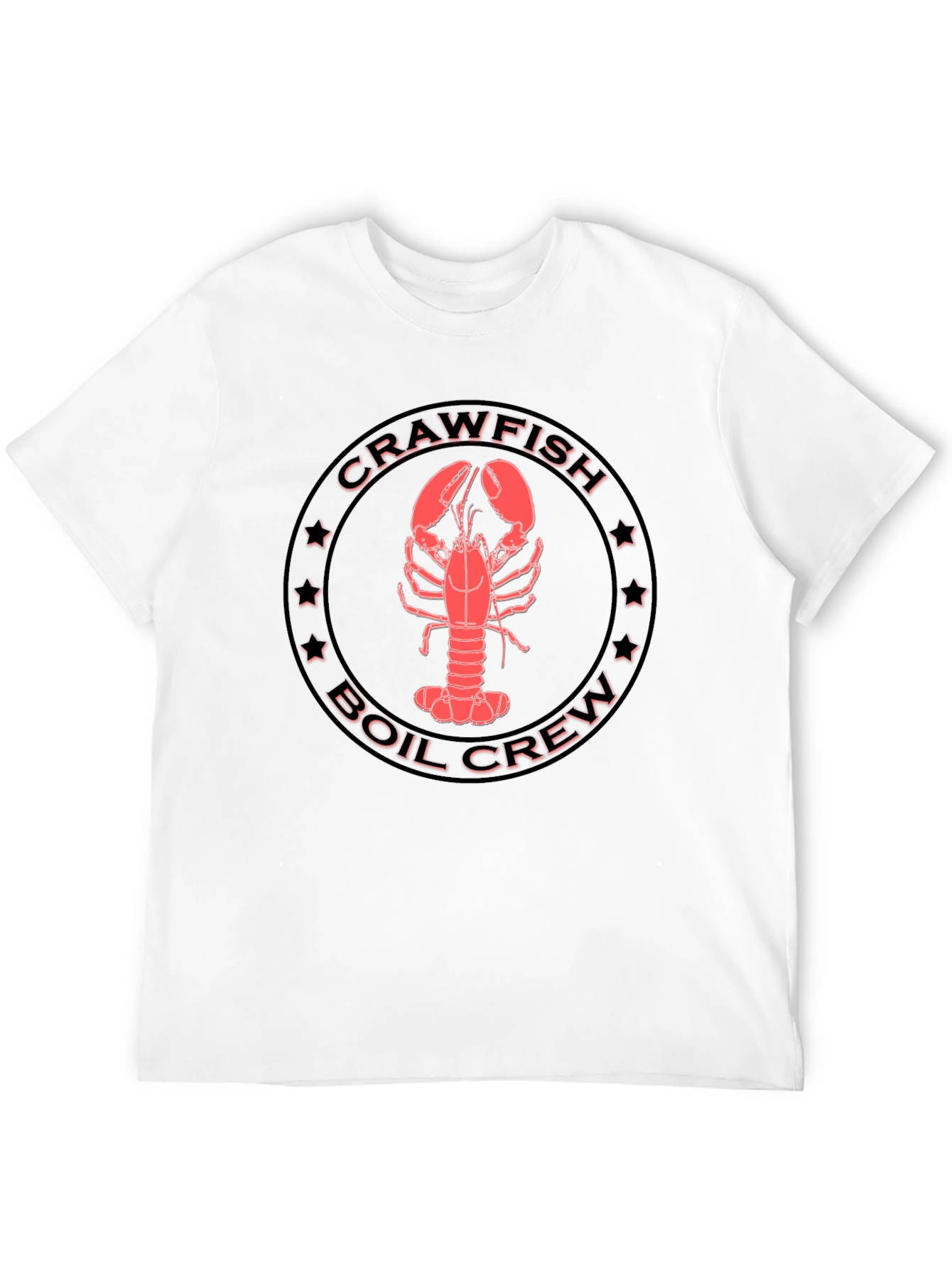 Black Crawfish Boil Crew Graphic T-Shirt view 12