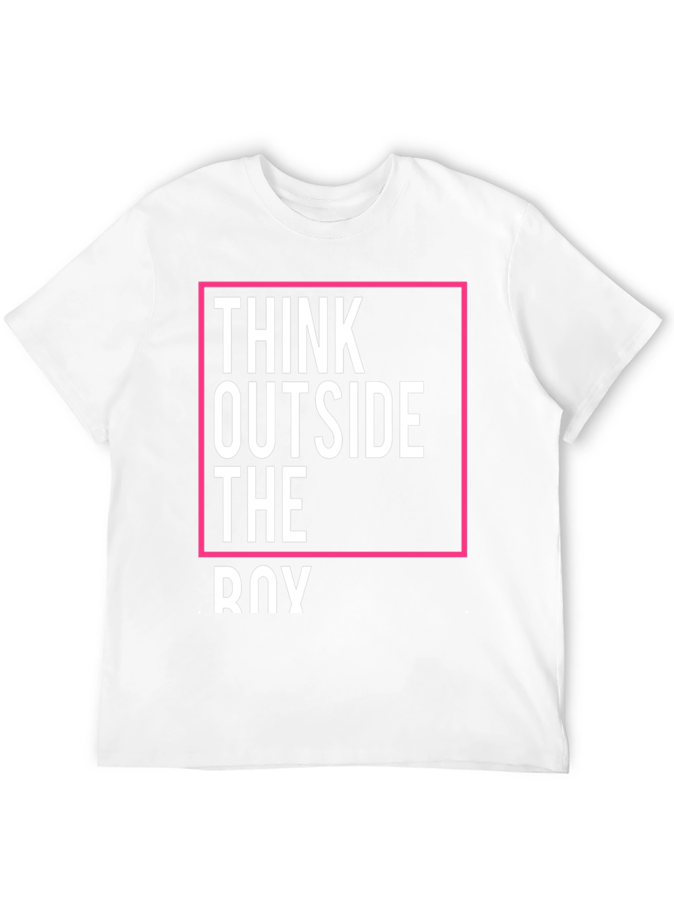 Black Think Outside the Box Graphic Tee view 12