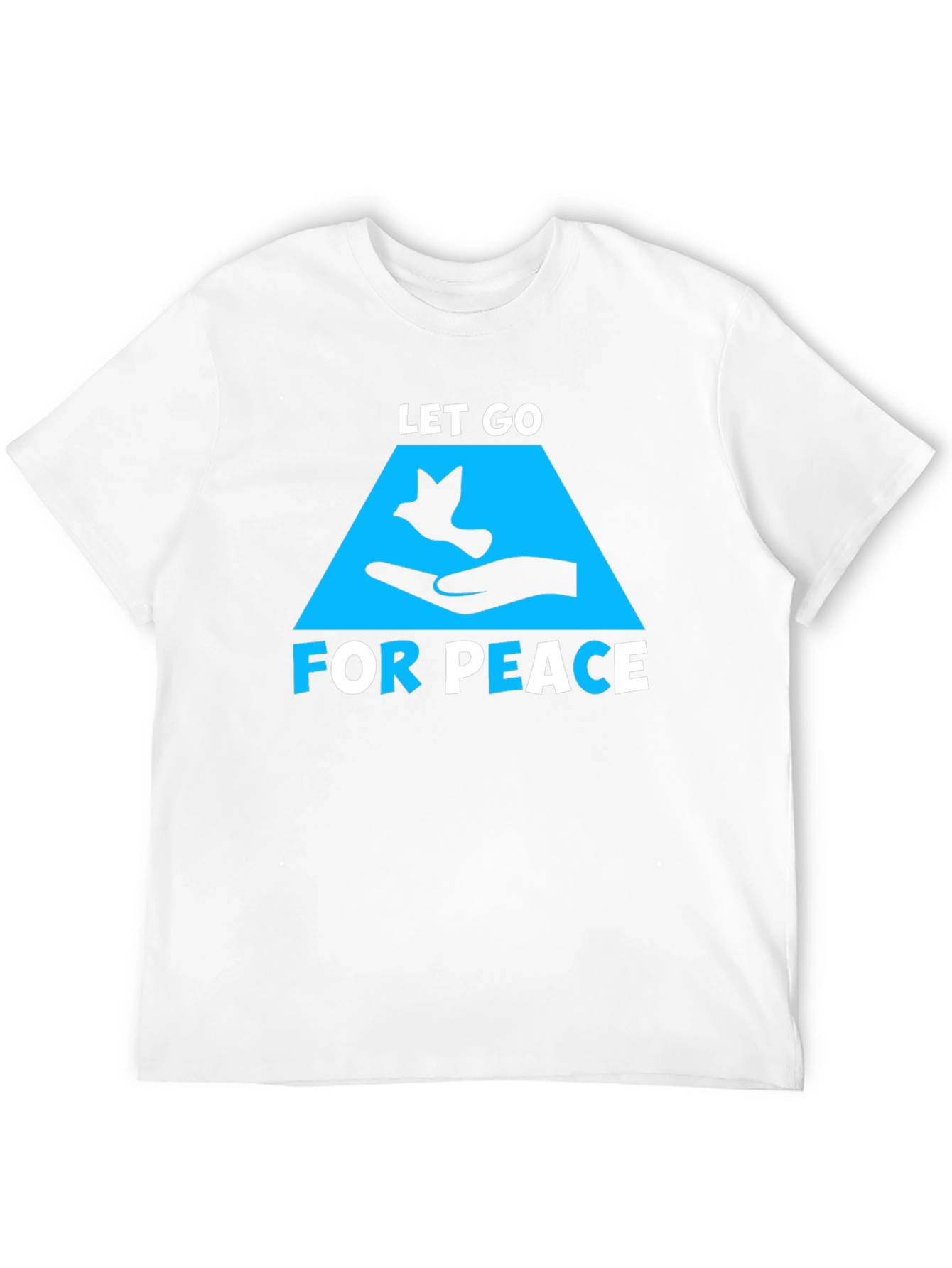 Black Let Go For Peace Graphic Tee - Relaxed Fit view 12