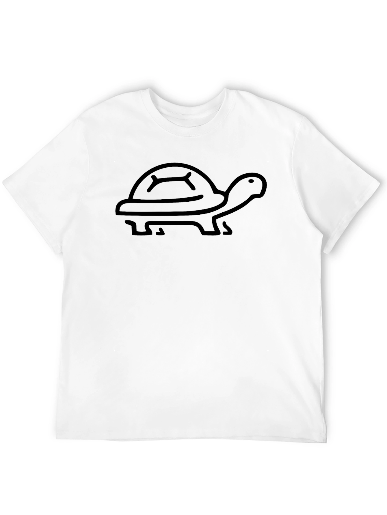 Black Turtle Graphic Tee - Black Cotton T-Shirt view 12