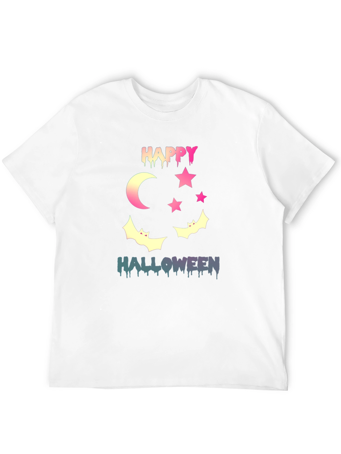 Black Happy Halloween Graphic T-Shirt view 12