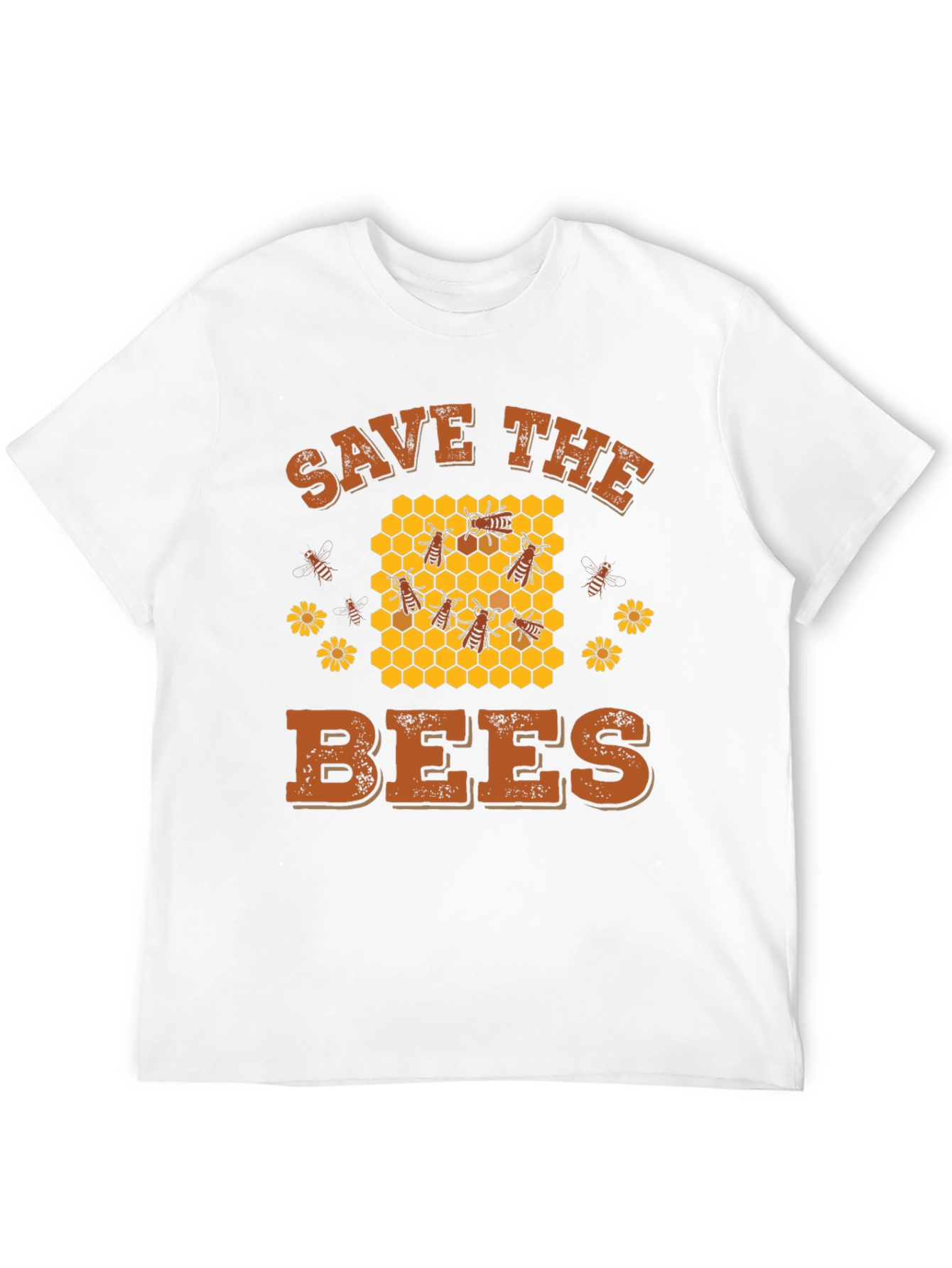 Black Save the Bees Graphic Tee - Black view 12
