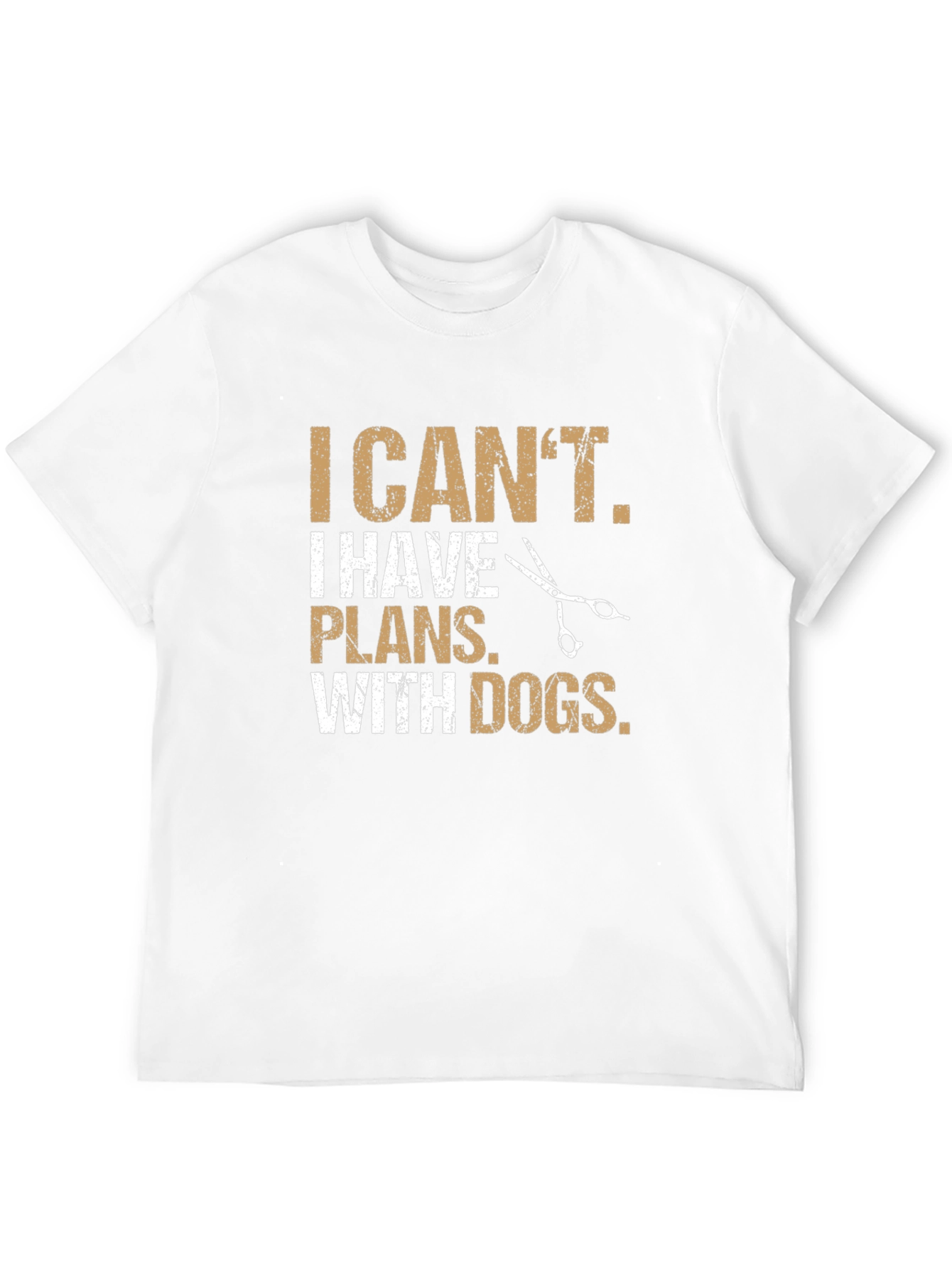 Black Funny Dog Groomer T-Shirt: I Can't, Plans With Dogs view 12