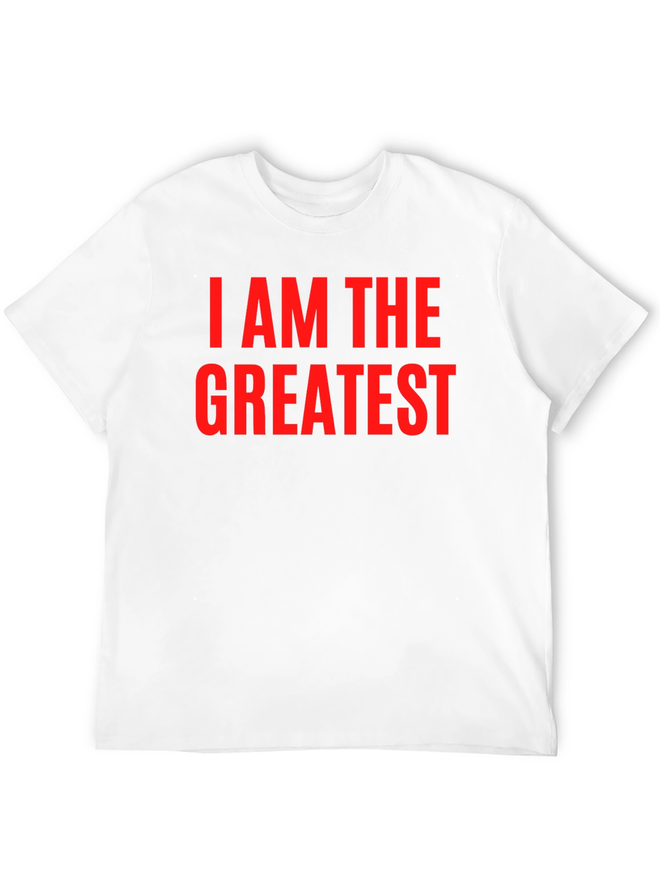 Black I AM THE GREATEST T-Shirt view 12