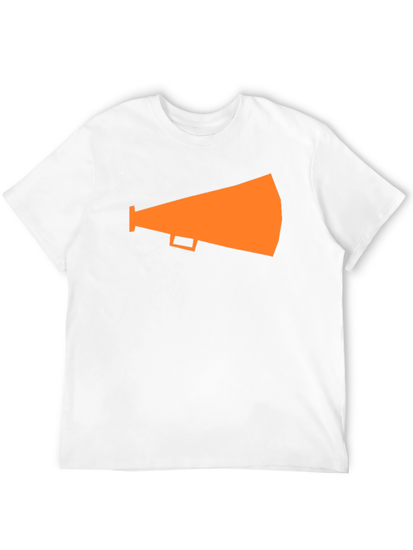 Black Orange Megaphone Graphic Tee - Black view 12