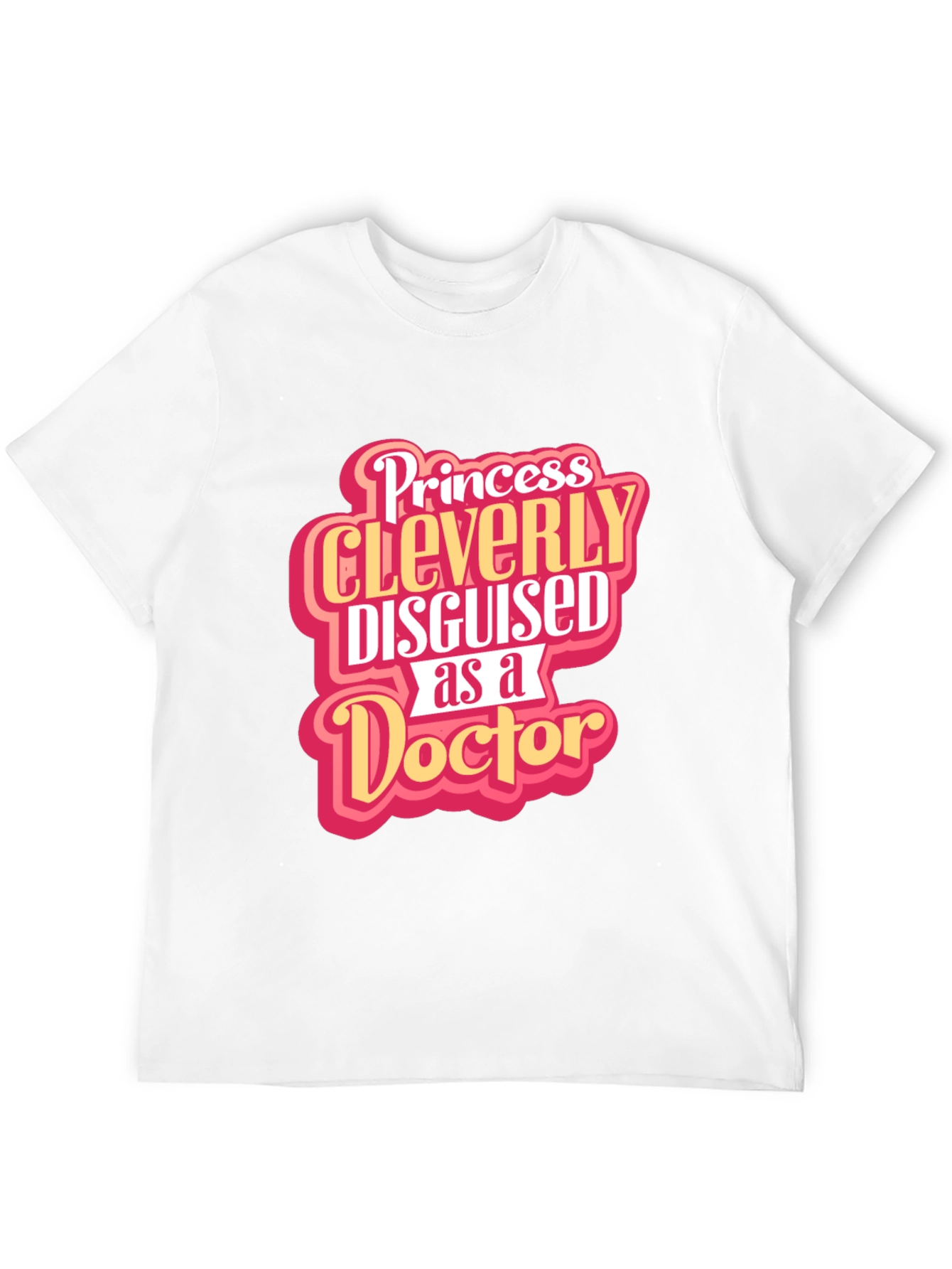 Black Princess Cleverly Disguised as a Doctor T-Shirt view 12