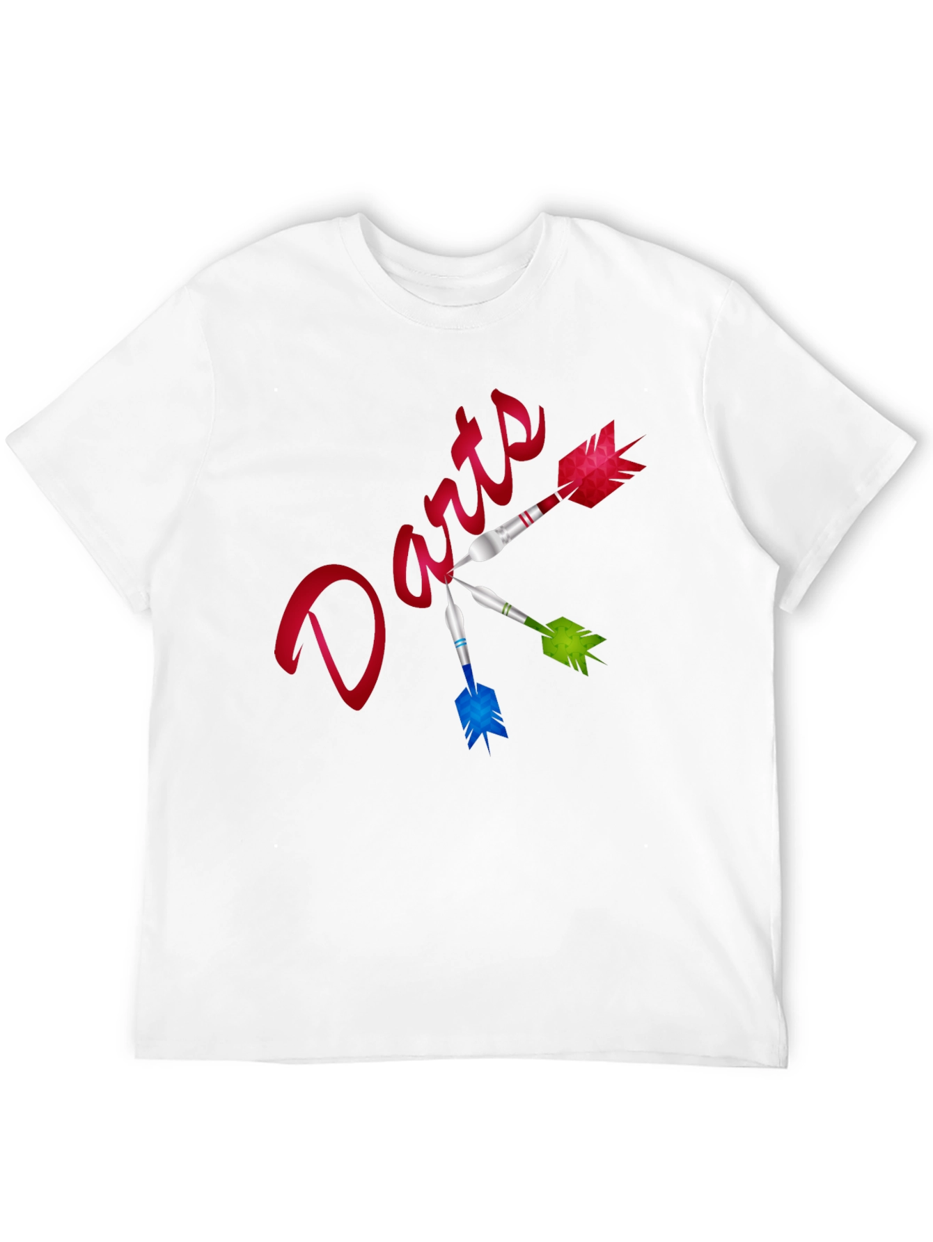 Black Darts Graphic T-Shirt - Fun Casual Tee view 12