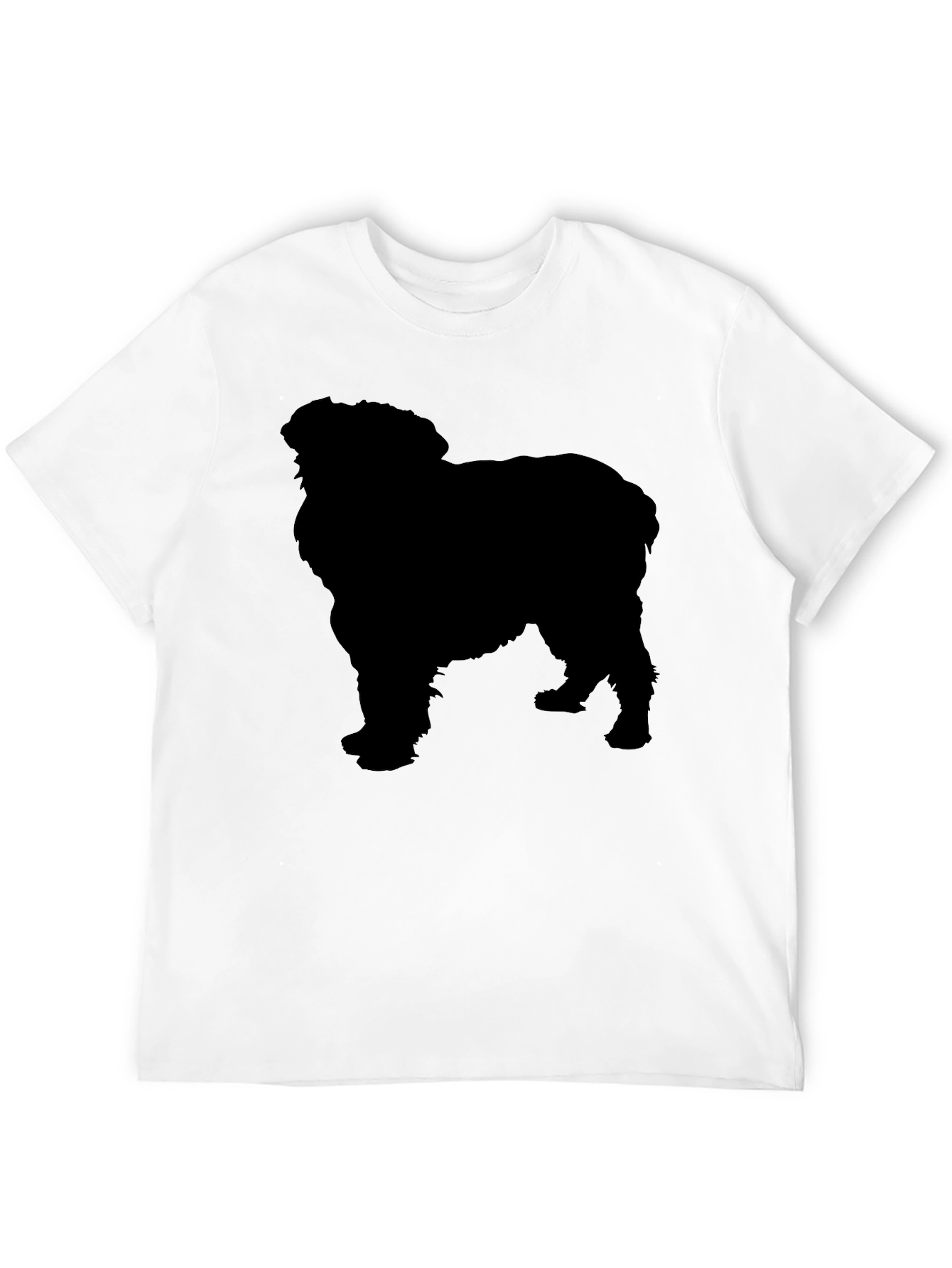 Black Black Dog Silhouette Graphic T-Shirt view 12