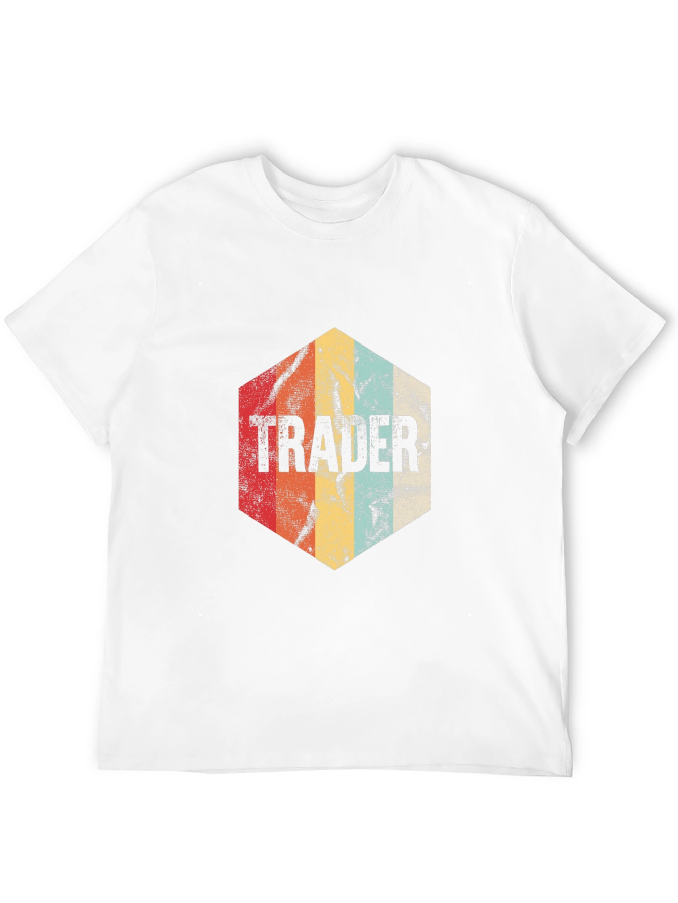 Black Vintage Trader T-Shirt - Retro Investment Style view 12