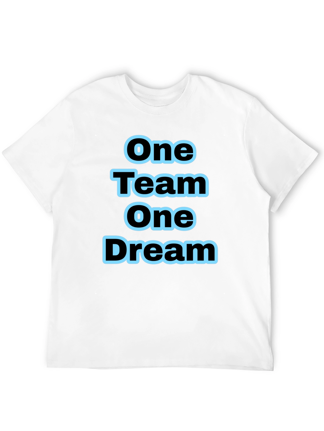 Black One Team One Dream Black Graphic Tee view 12