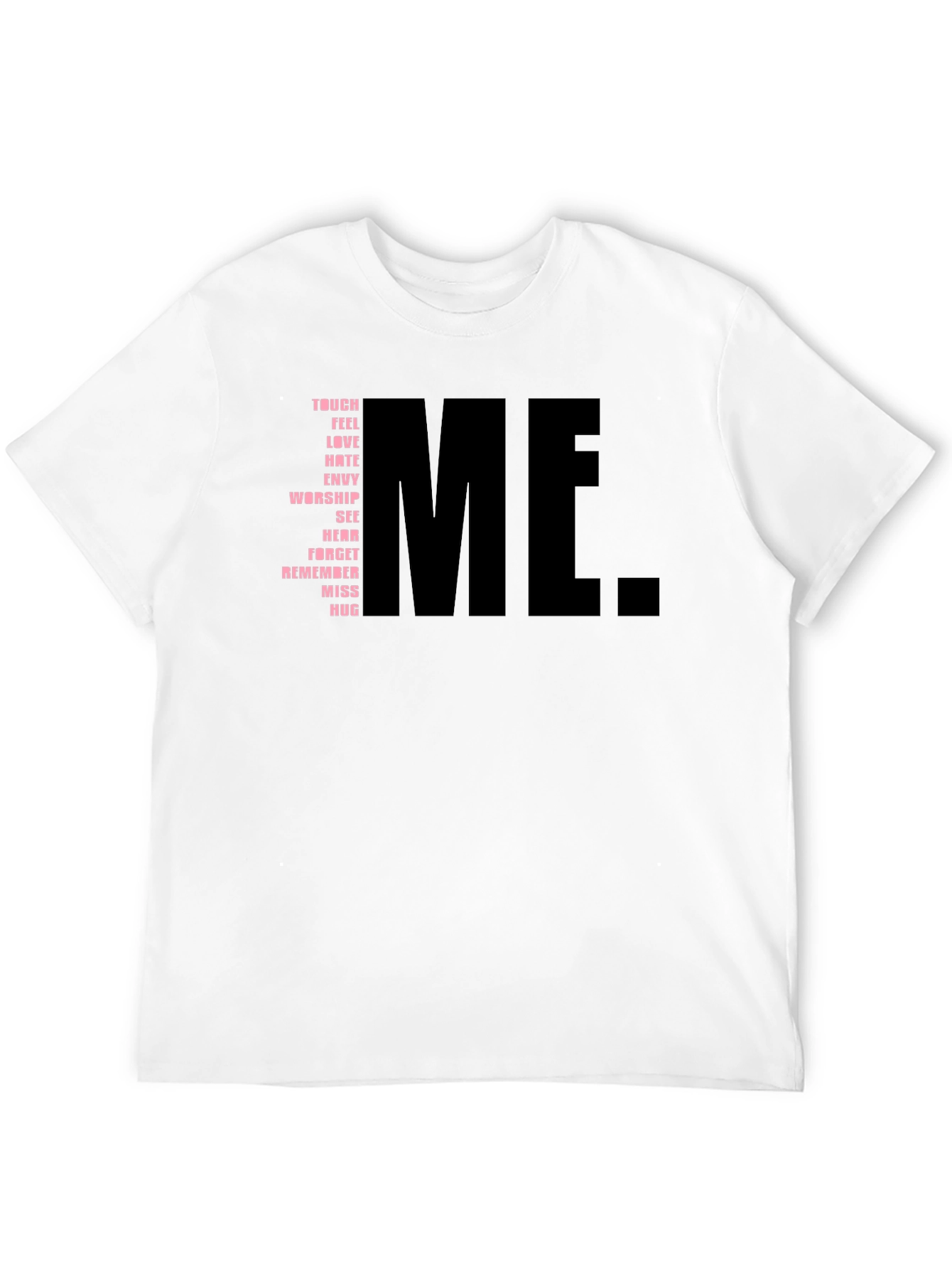 Black Touch Me Graphic Tee - Expressive Statement Shirt view 12