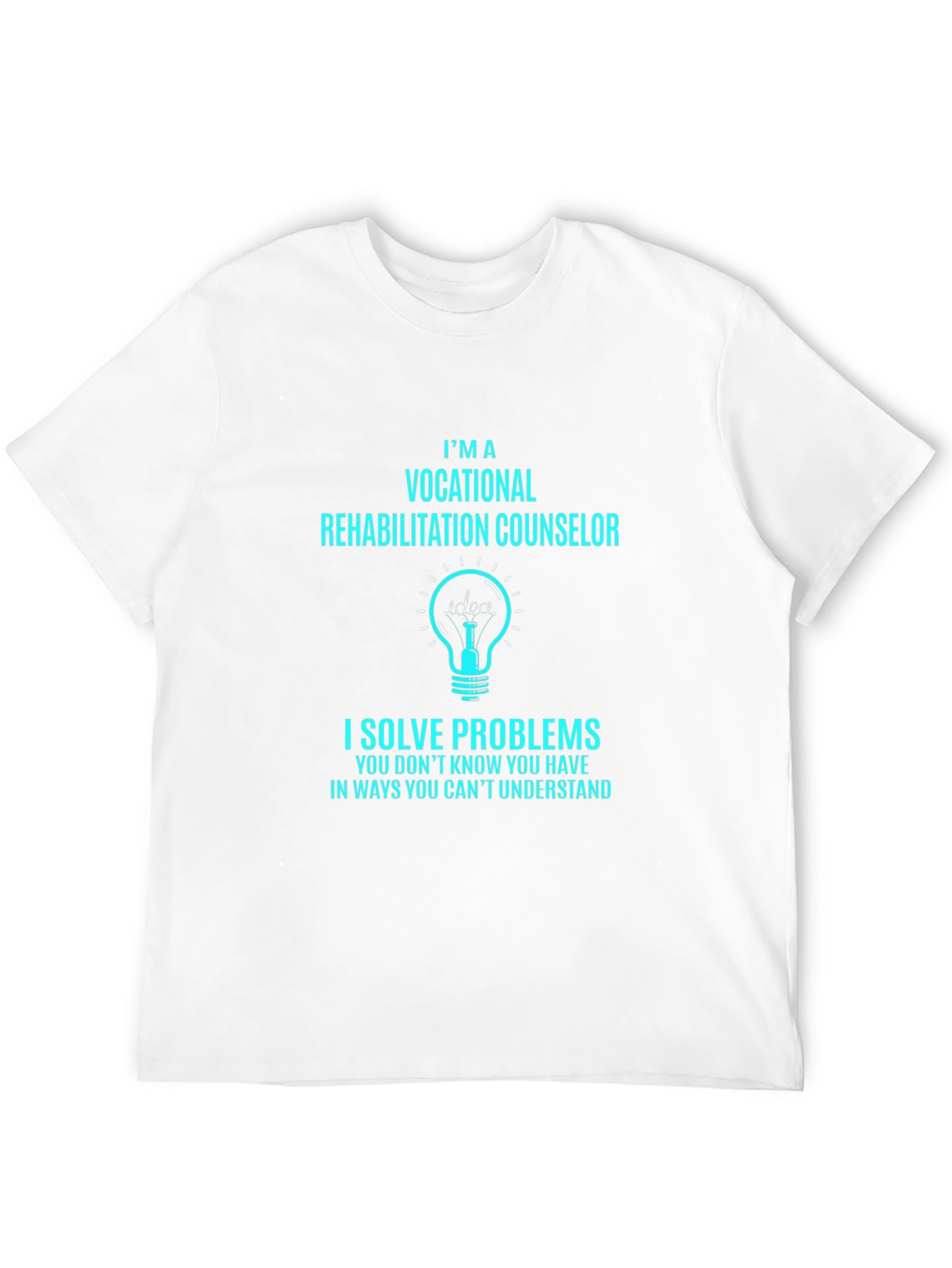 Black Vocational Rehabilitation Counselor T-Shirt view 12