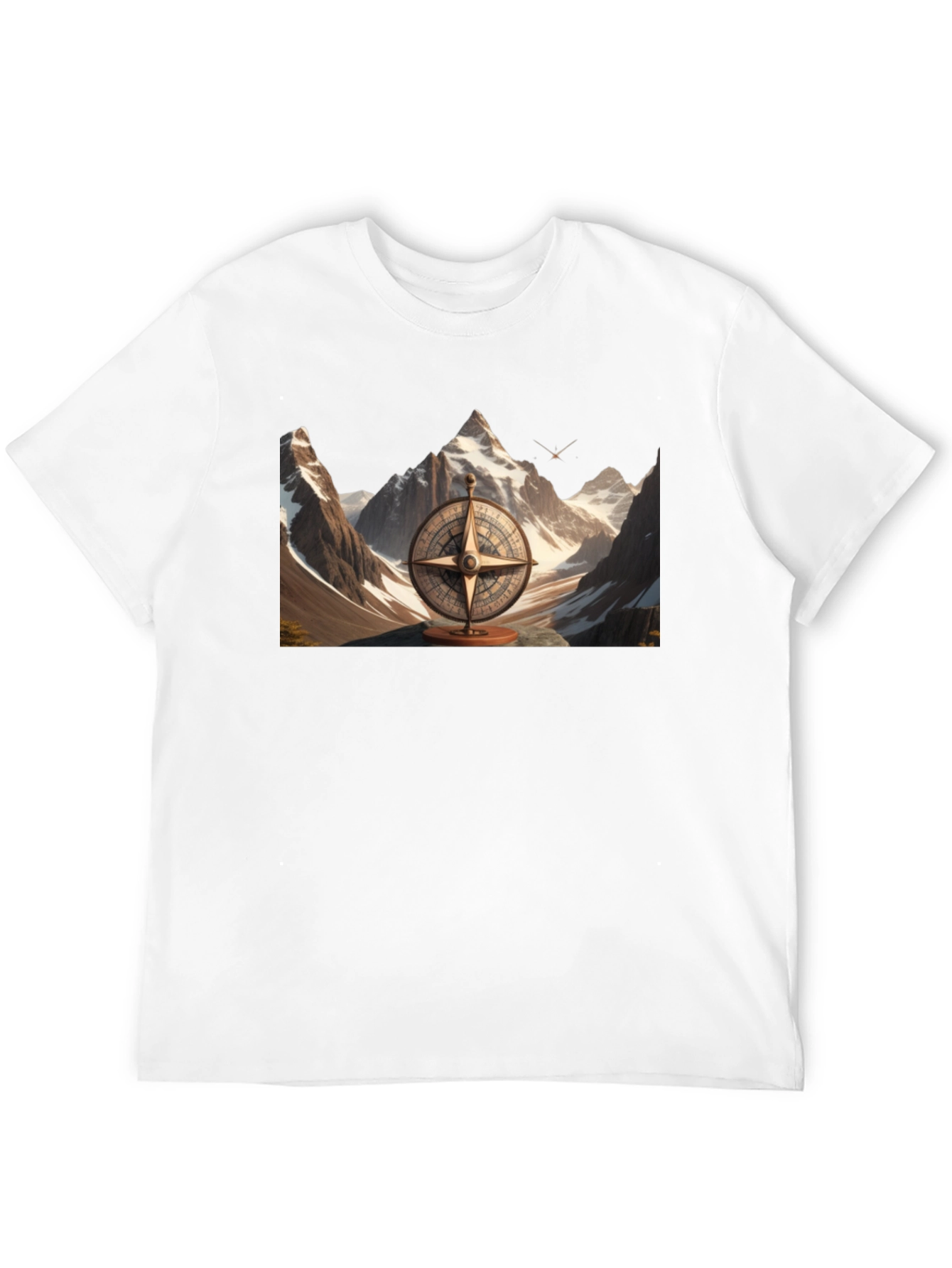 Black Compass Mountain Graphic Tee view 12