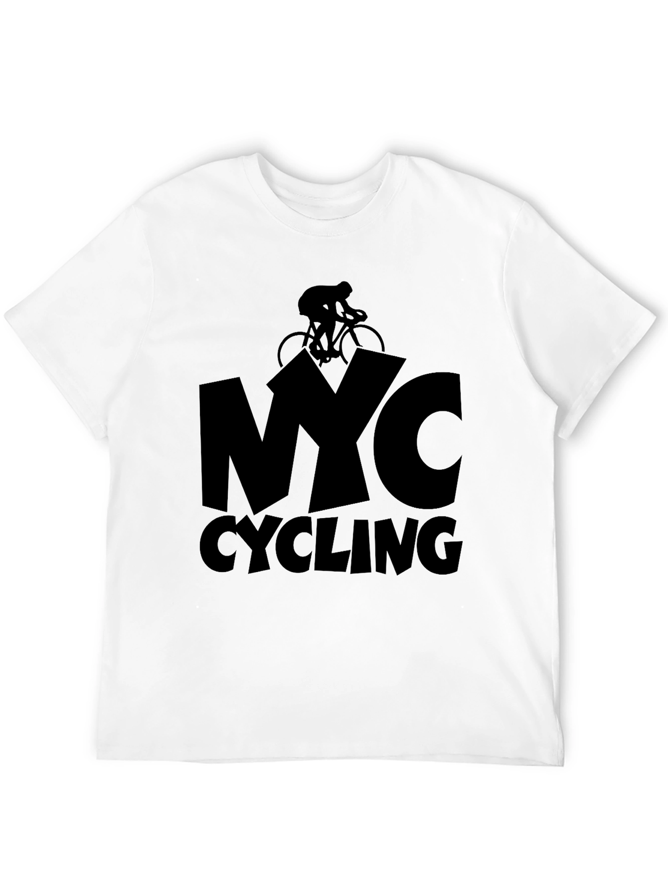Black NYC Cycling Black T-Shirt view 12