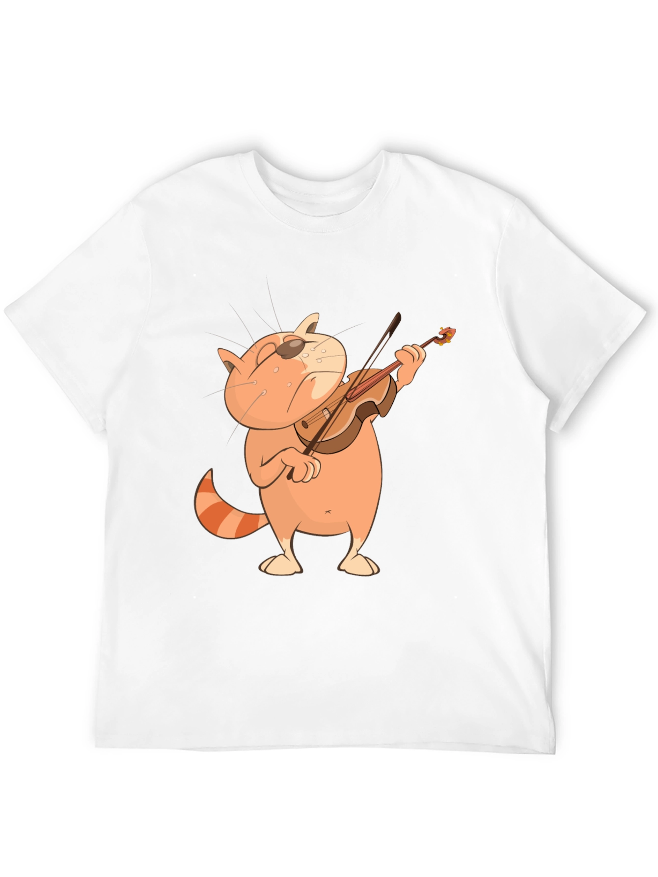 Black Cat Violinist Graphic Tee view 12