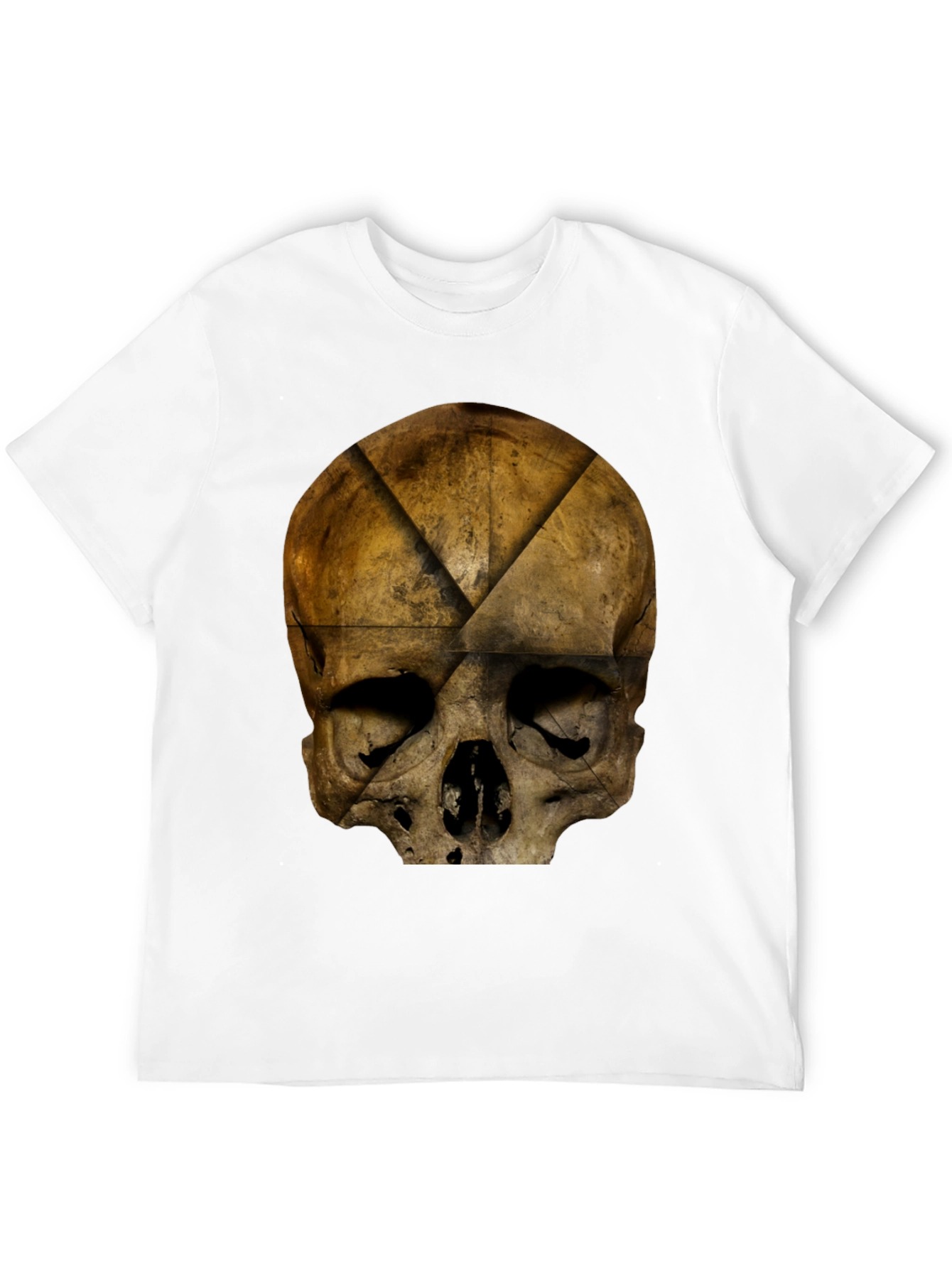 Black Skull Graphic Print T-Shirt - Dark Grunge Style view 12