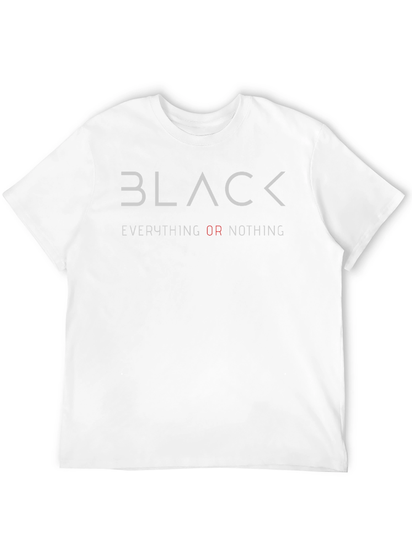 Black Black Everything or Nothing Graphic Tee view 12