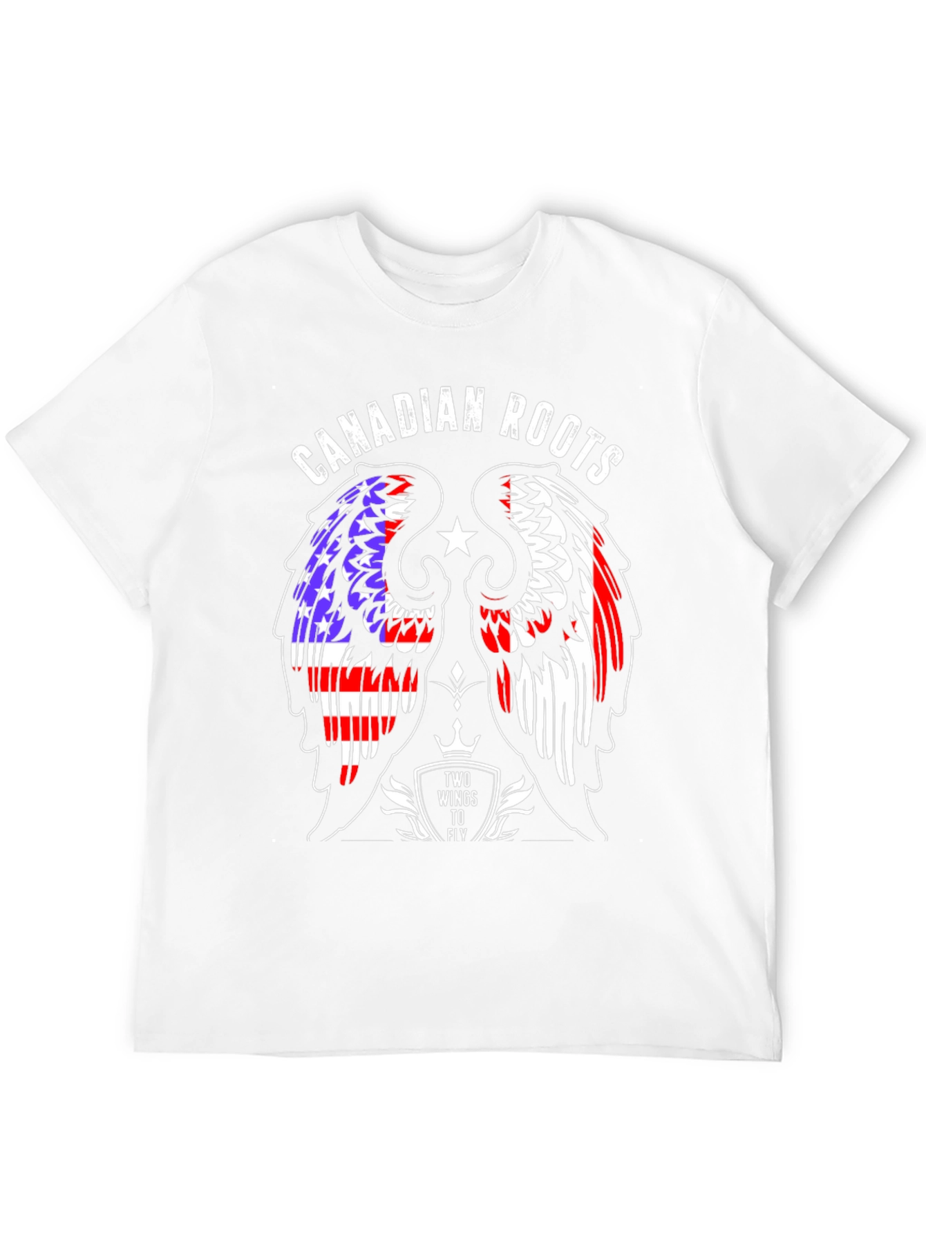 Black Canadian Roots T-Shirt - Two Wings to Fly view 12