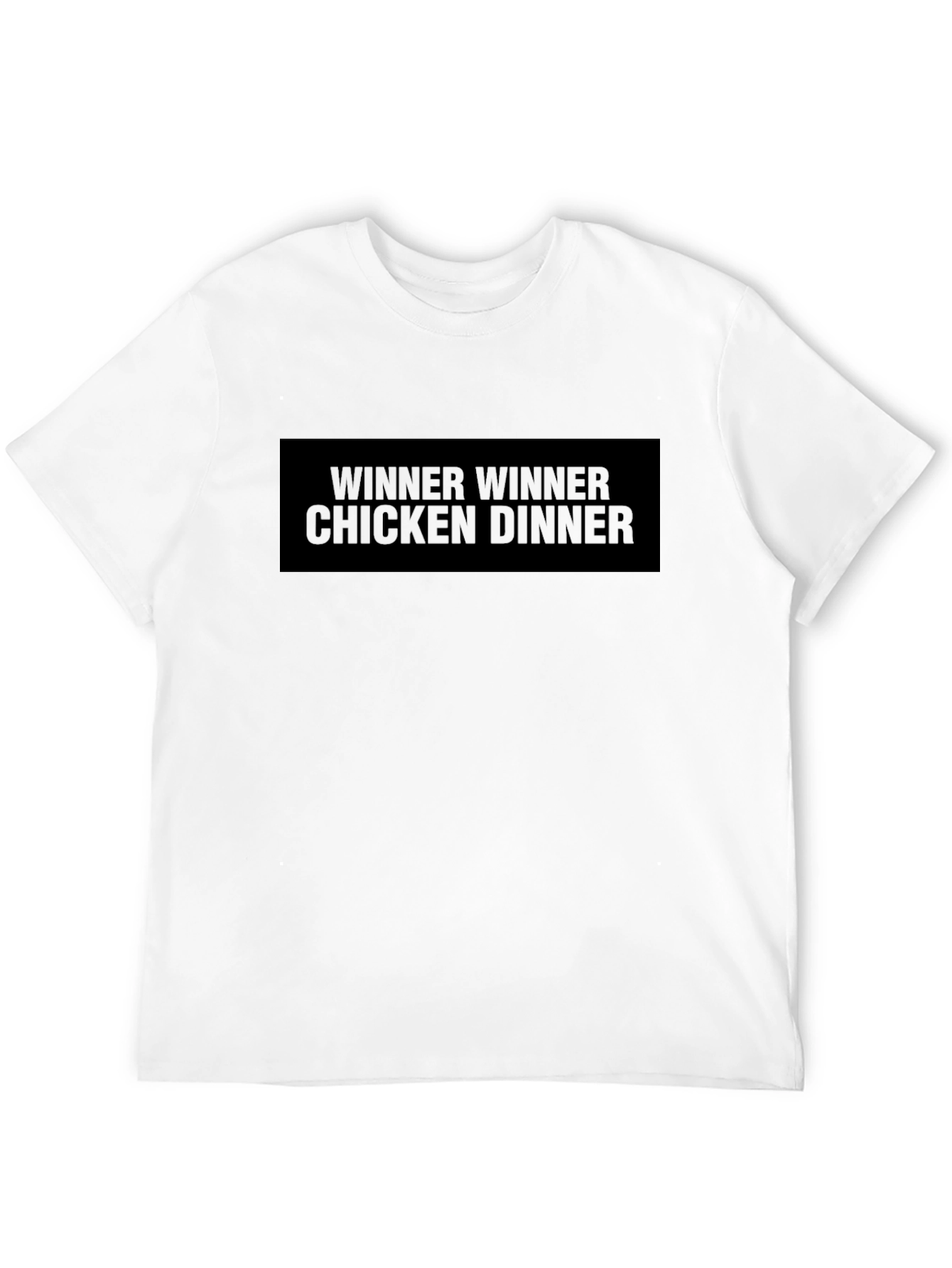 Black Winner Winner Chicken Dinner Graphic Tee view 12