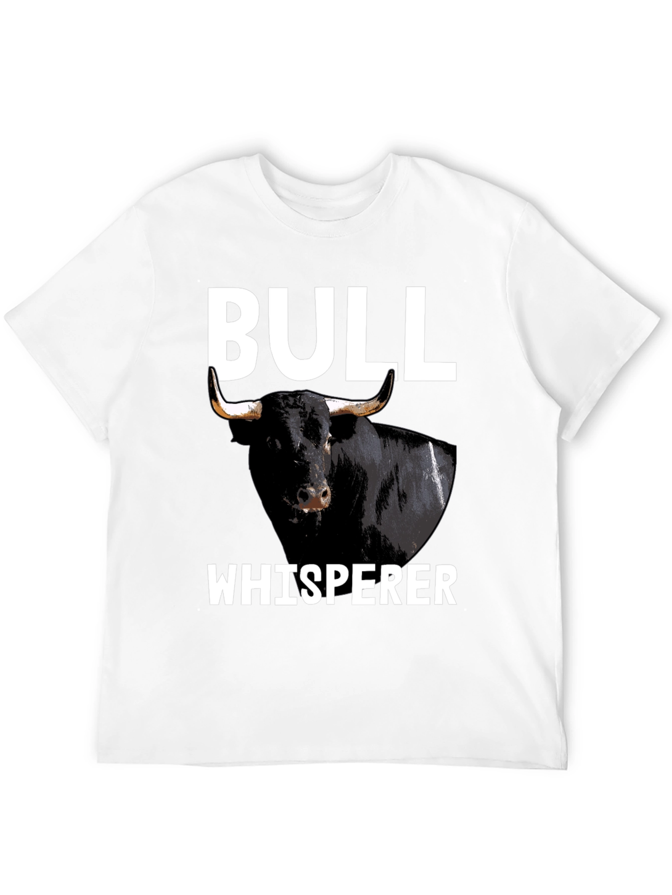 Black Bull Whisperer T-Shirt - Black Graphic Tee view 12