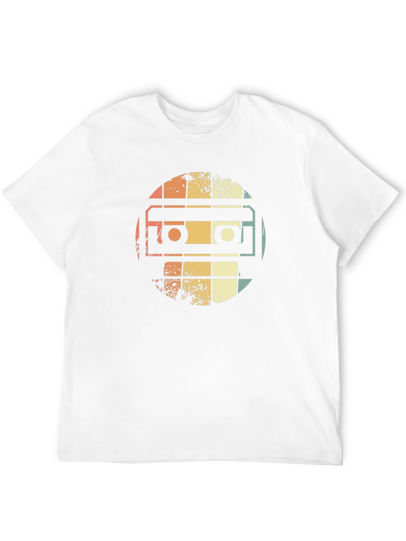 Black Retro Cassette Tape Graphic Tee view 12