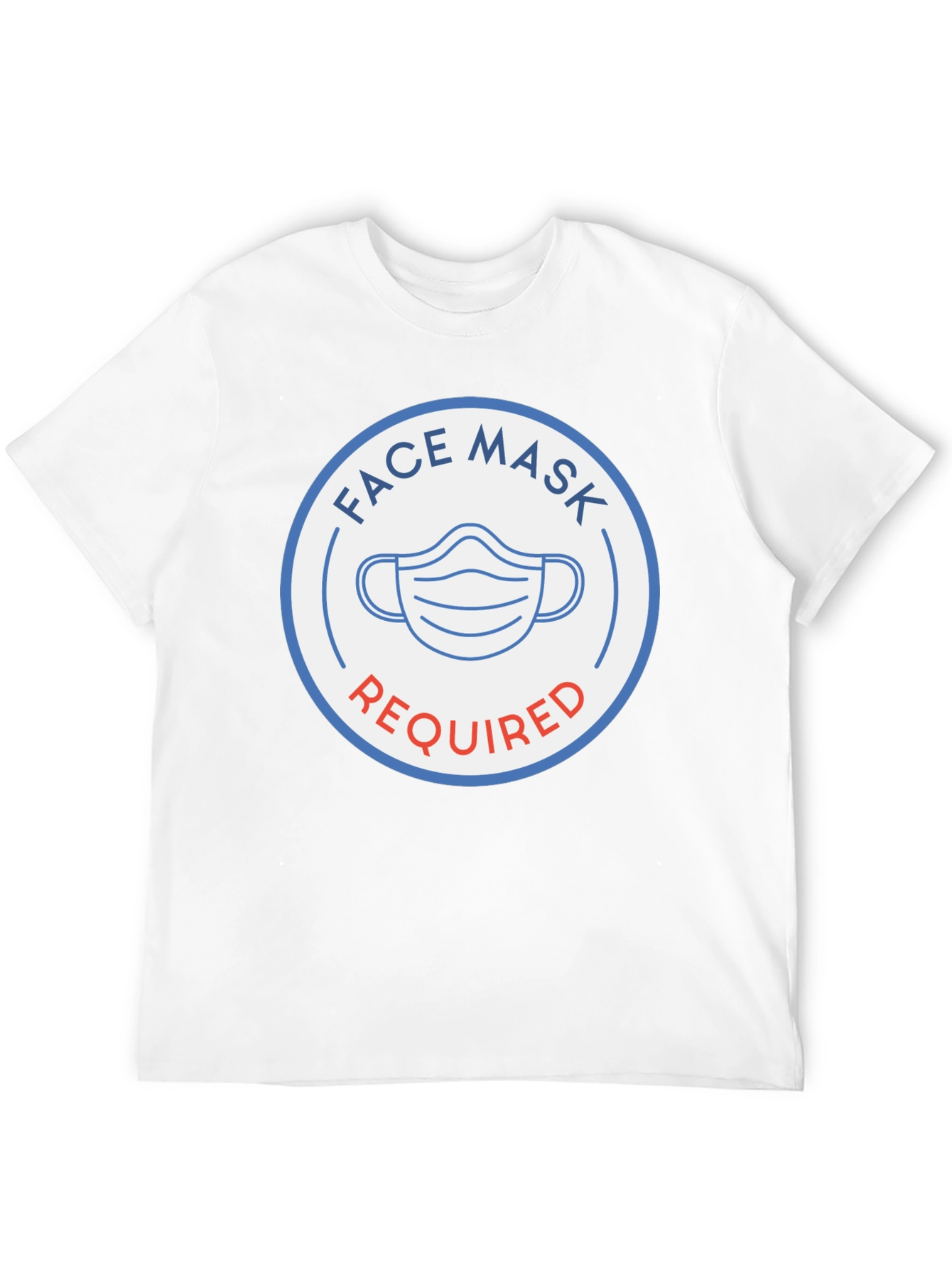 Black Face Mask Required Graphic T-Shirt - Stay Safe & Stylish view 12