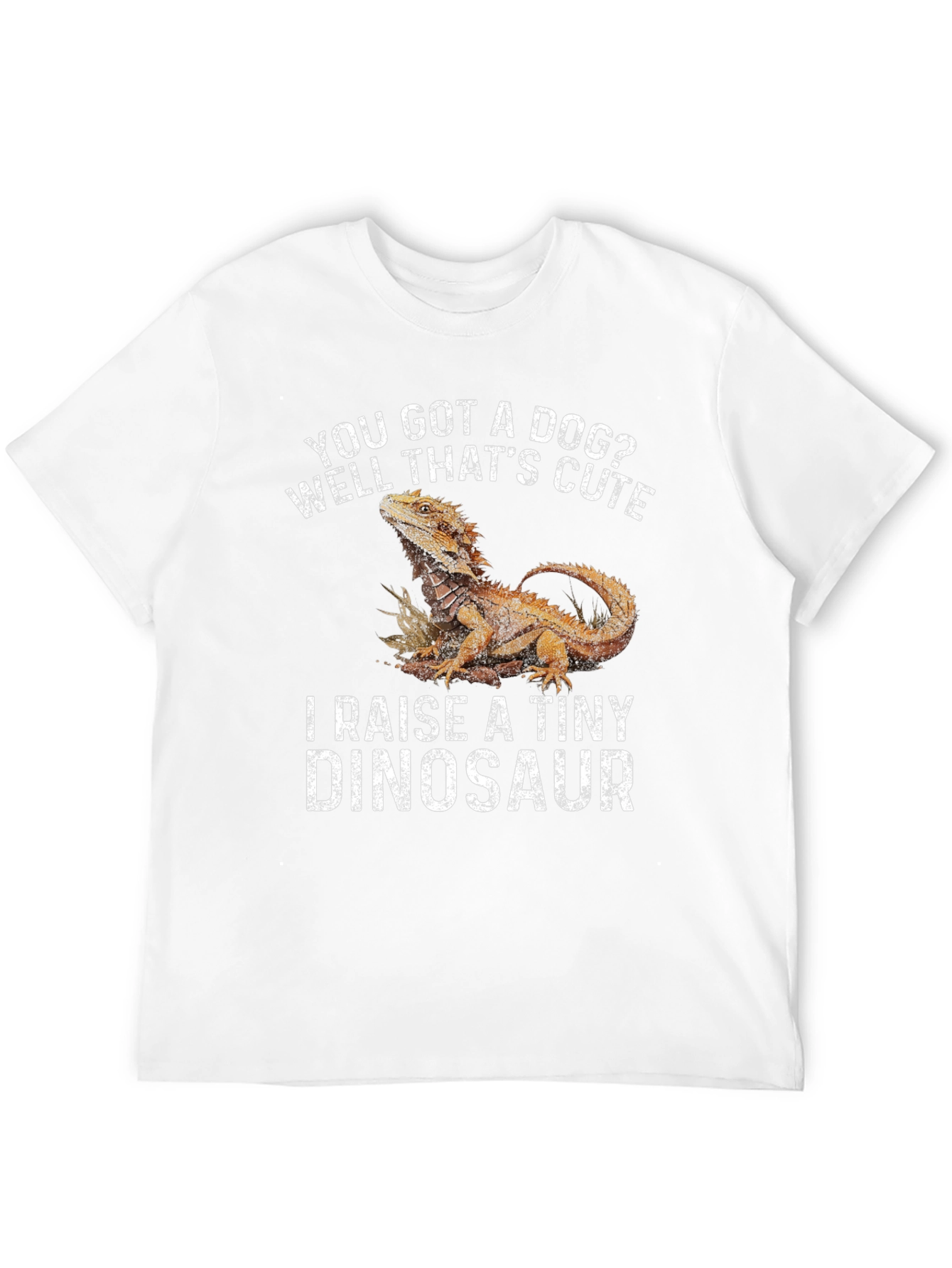 Black Bearded Dragon Owner T-Shirt - Raise a Tiny Dinosaur view 12