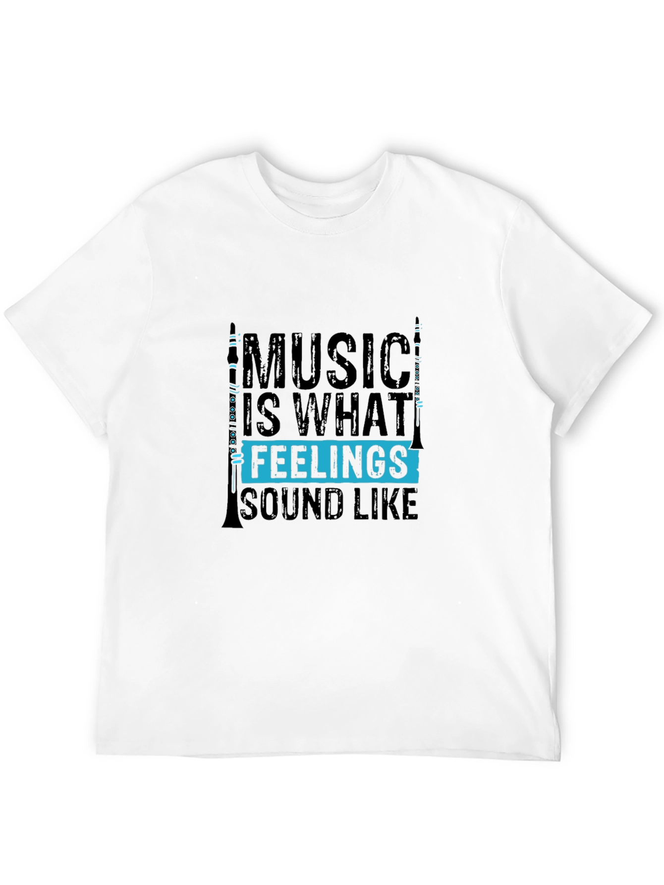 Black Music is Feelings T-Shirt - Black Graphic Tee view 12