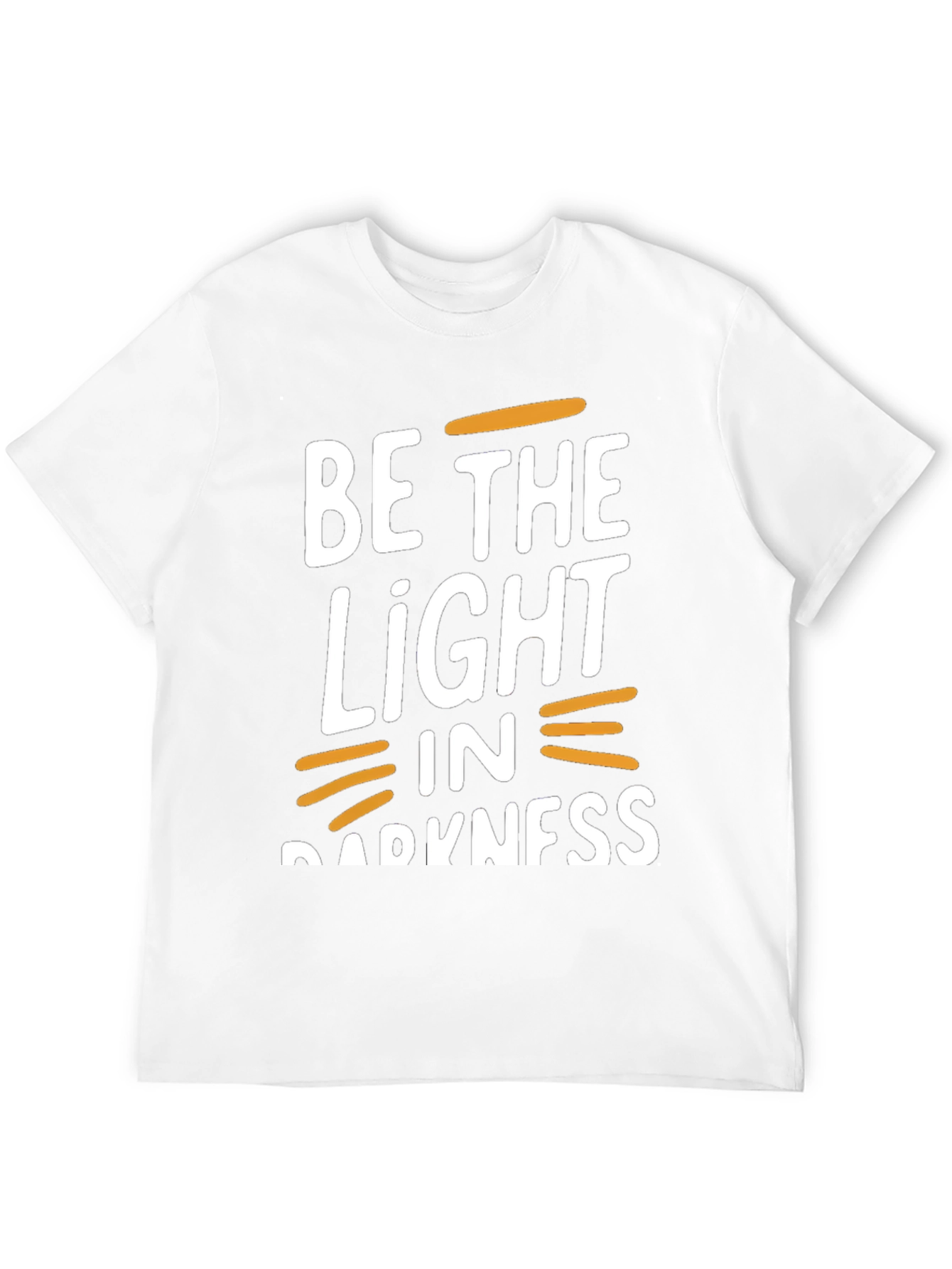 Black Be The Light In Darkness Graphic T-Shirt view 12