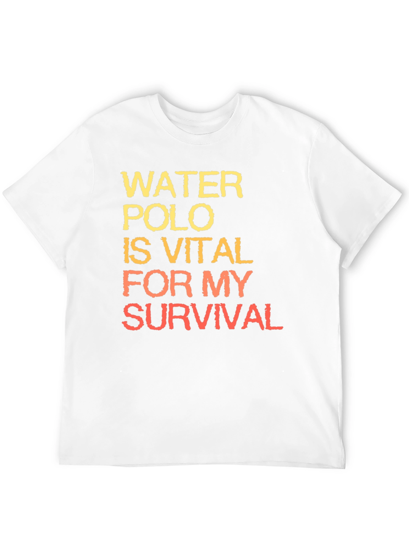 Black Water Polo is Vital T-Shirt view 12