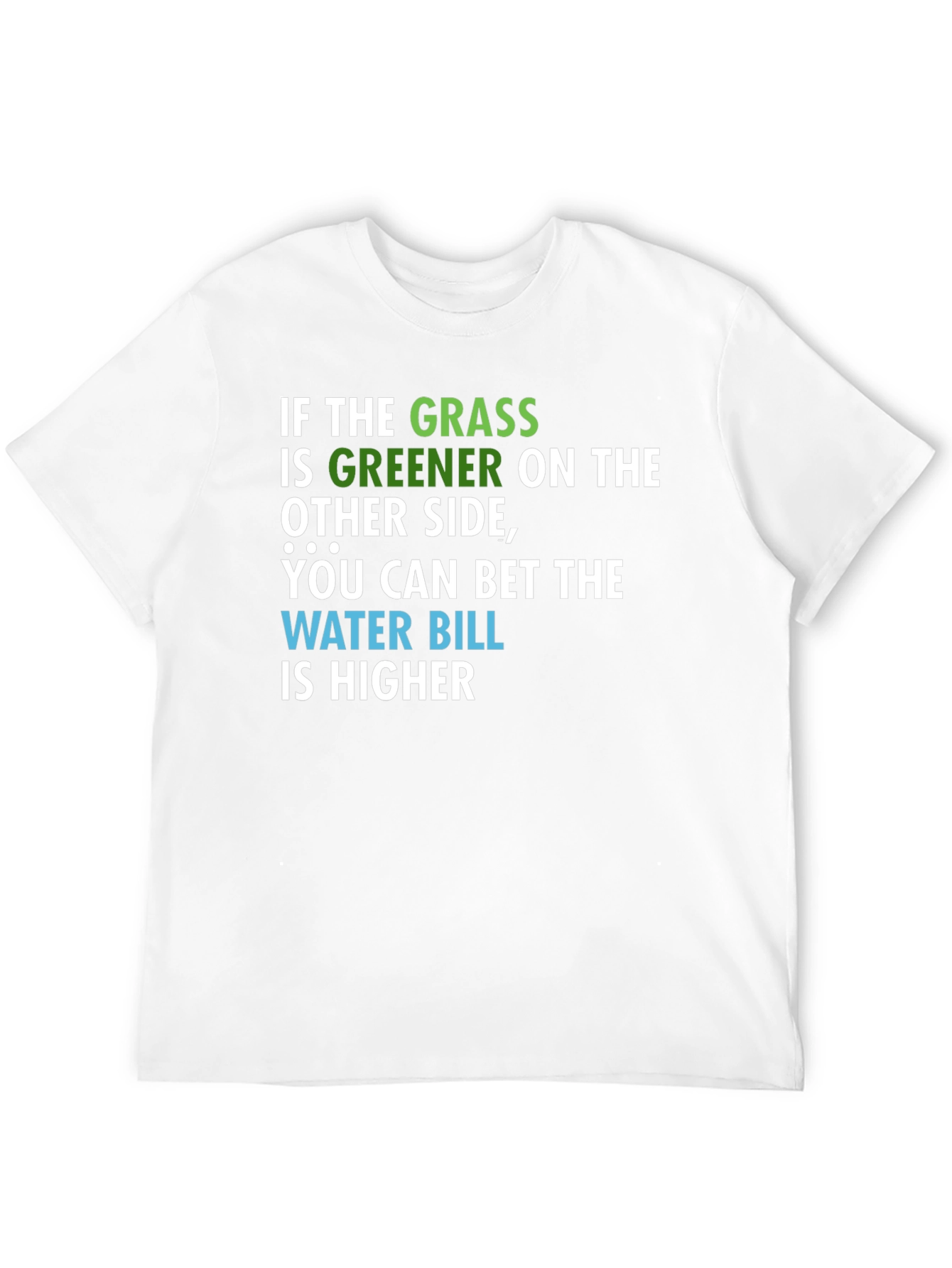 Black Greener Grass Funny Graphic Tee view 12