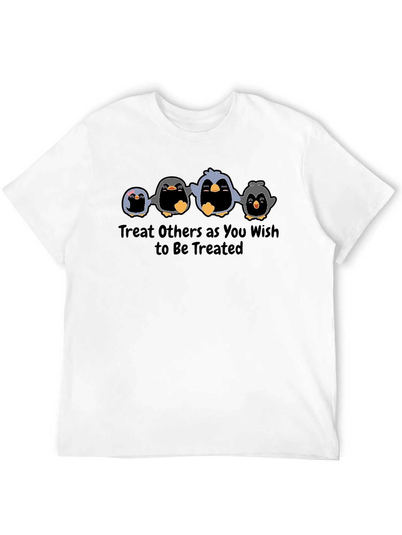 Black Penguin Treat Others Graphic Tee view 12