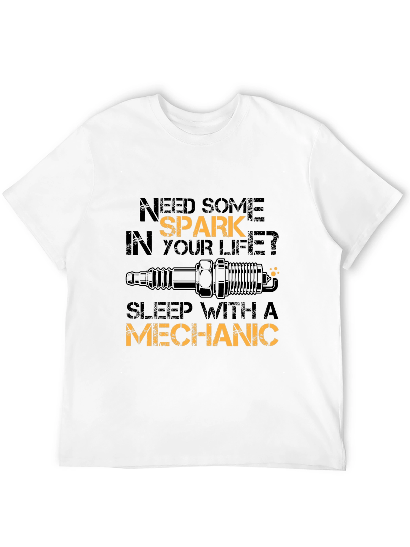 Black Mechanic Spark T-Shirt - Humorous Gift for Auto Enthusiasts view 12