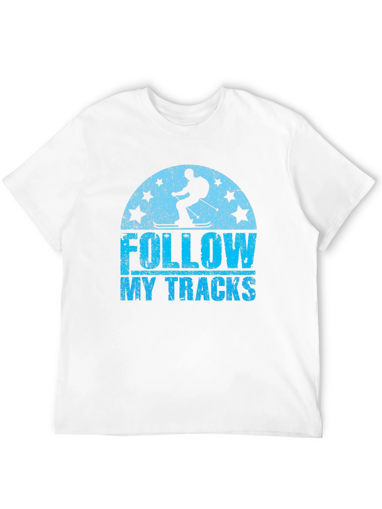 Black Follow My Tracks Skiing T-Shirt view 12