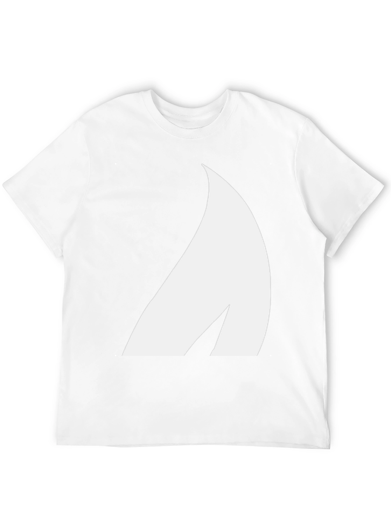 Black Modern Graphic Tee - Black Cotton Blend view 12