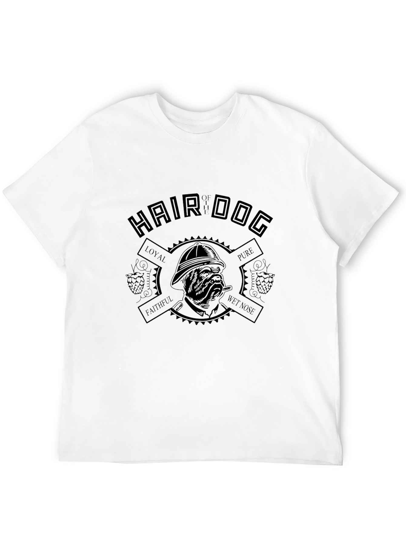 Black Hair of the Dog Graphic T-Shirt view 12