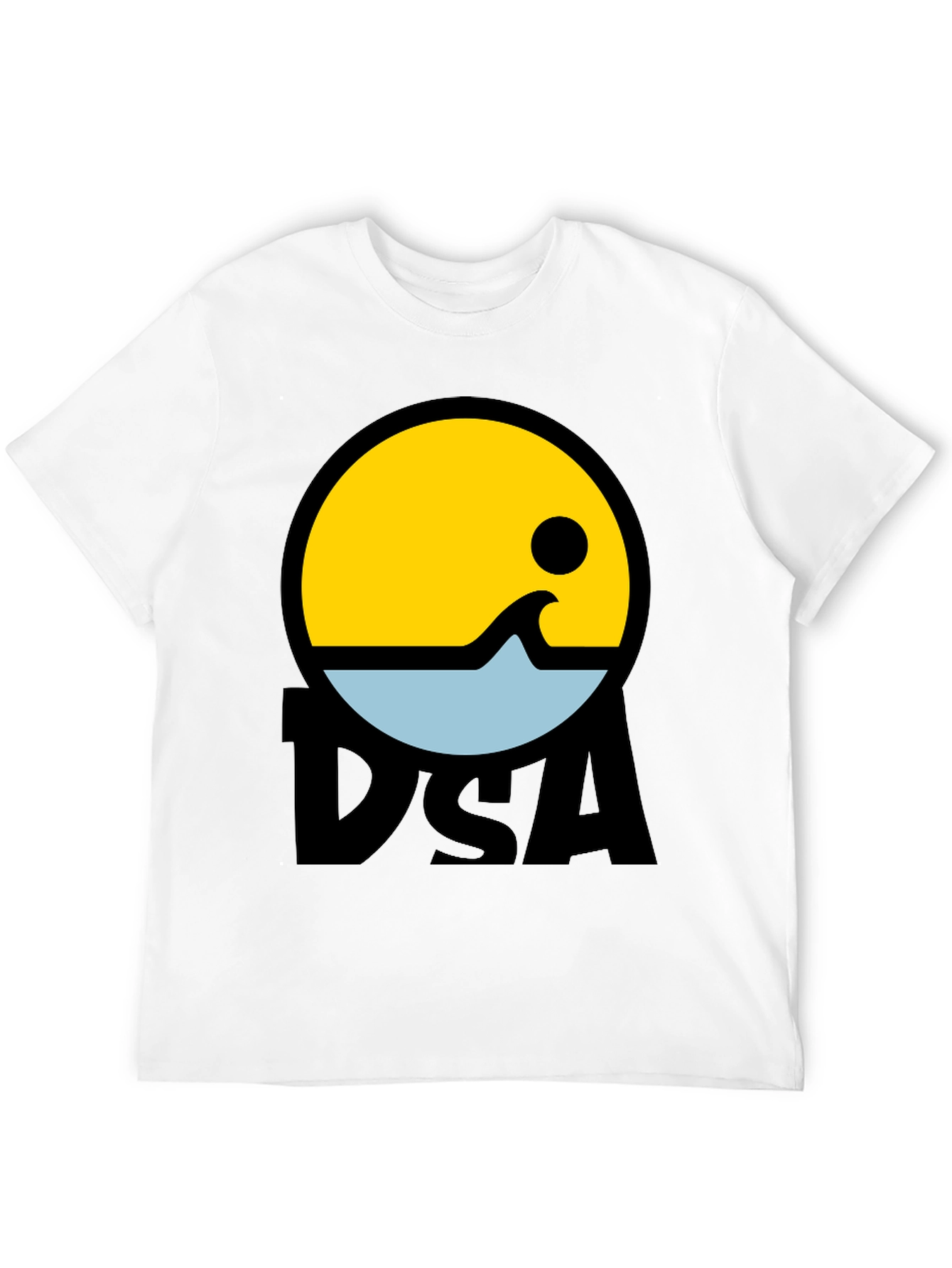 Black DSA Graphic Tee - Retro Style view 12