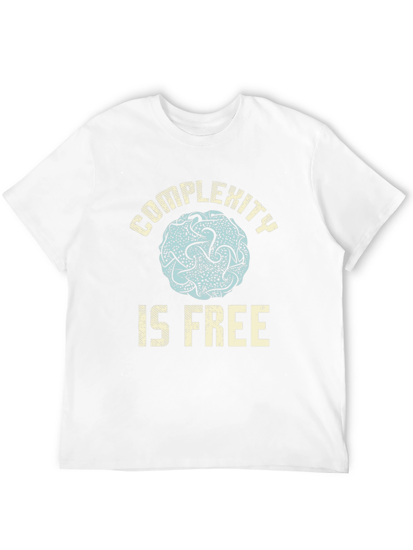Black Complexity is Free Graphic Tee - Black Casual T-Shirt view 12