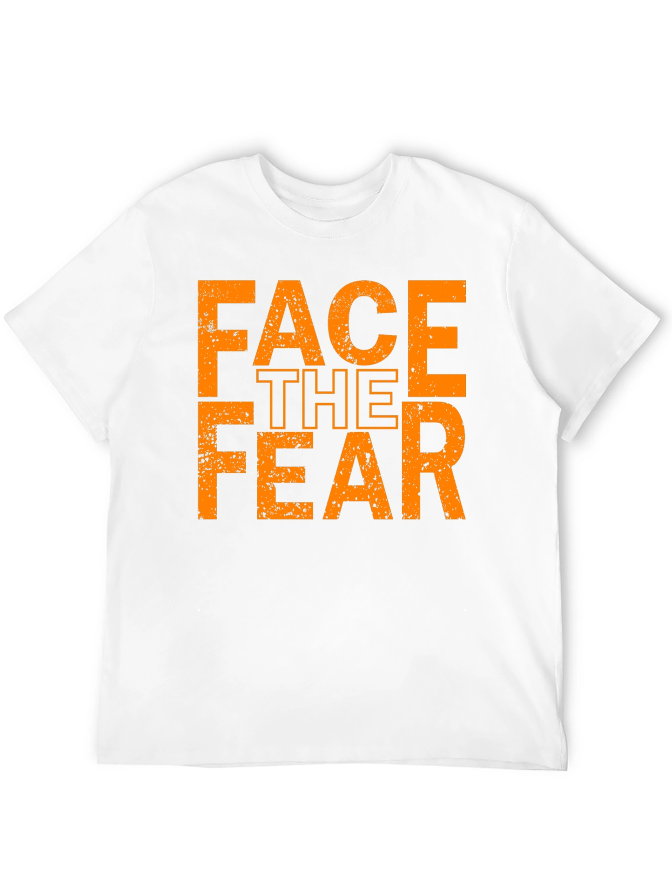 Black Face The Fear Graphic Tee - Black Cotton T-Shirt view 12