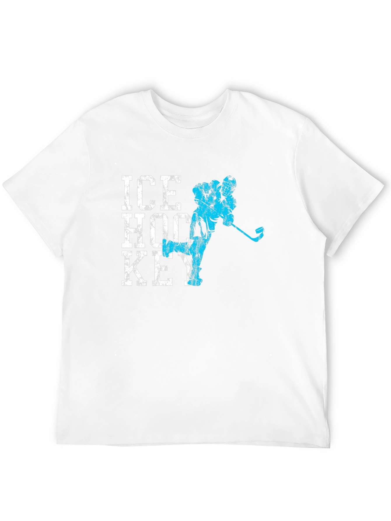 Black Ice Hockey Graphic T-Shirt view 12