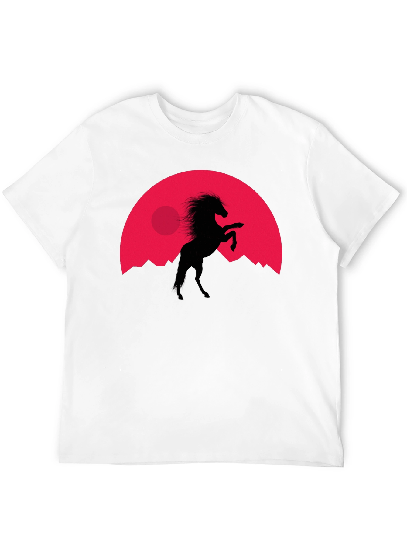 Black Horse Silhouette Tee - Black T-Shirt view 12