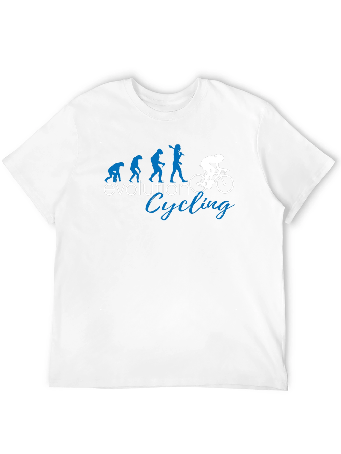 Black Evolution Cycling T-Shirt - Funny Bike Rider Tee view 12