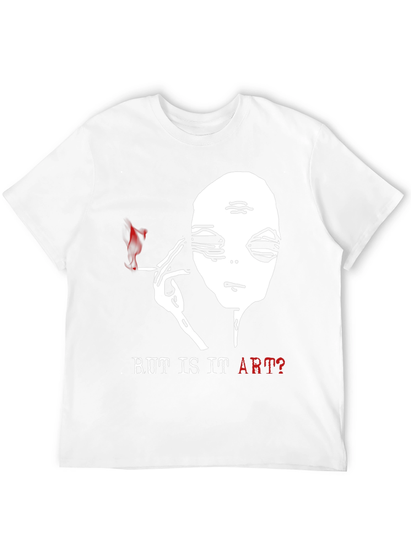 Black Alien Smoking T-Shirt - But Is It Art? view 12