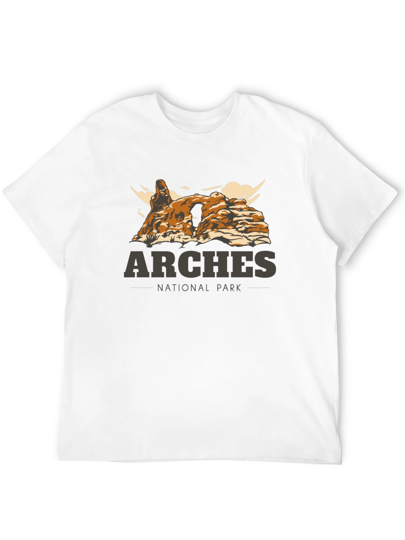 Black Arches National Park Graphic T-Shirt view 12