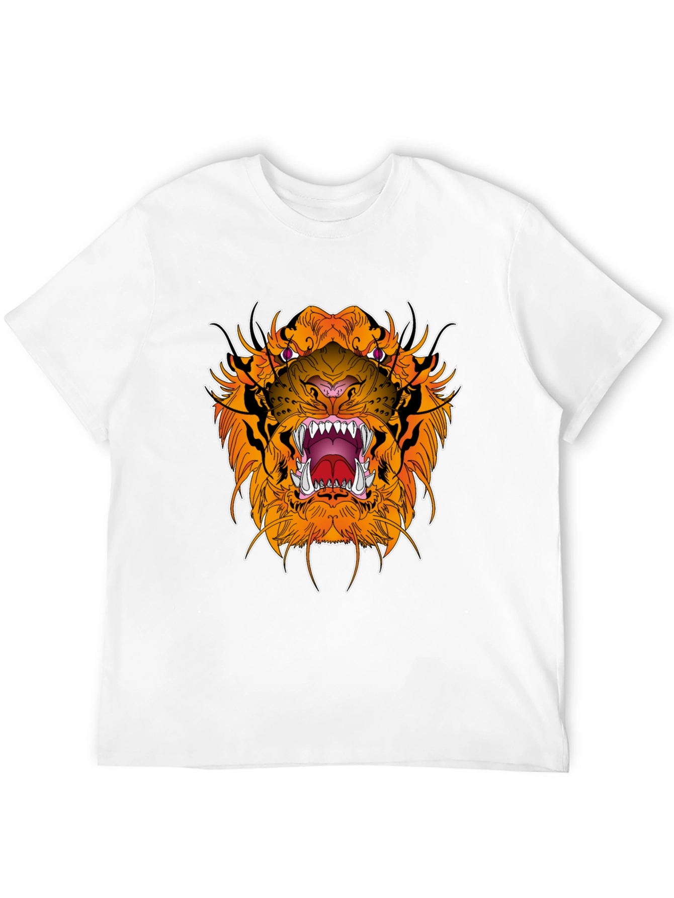Black Black Tiger Graphic Tee - Fierce Style view 12
