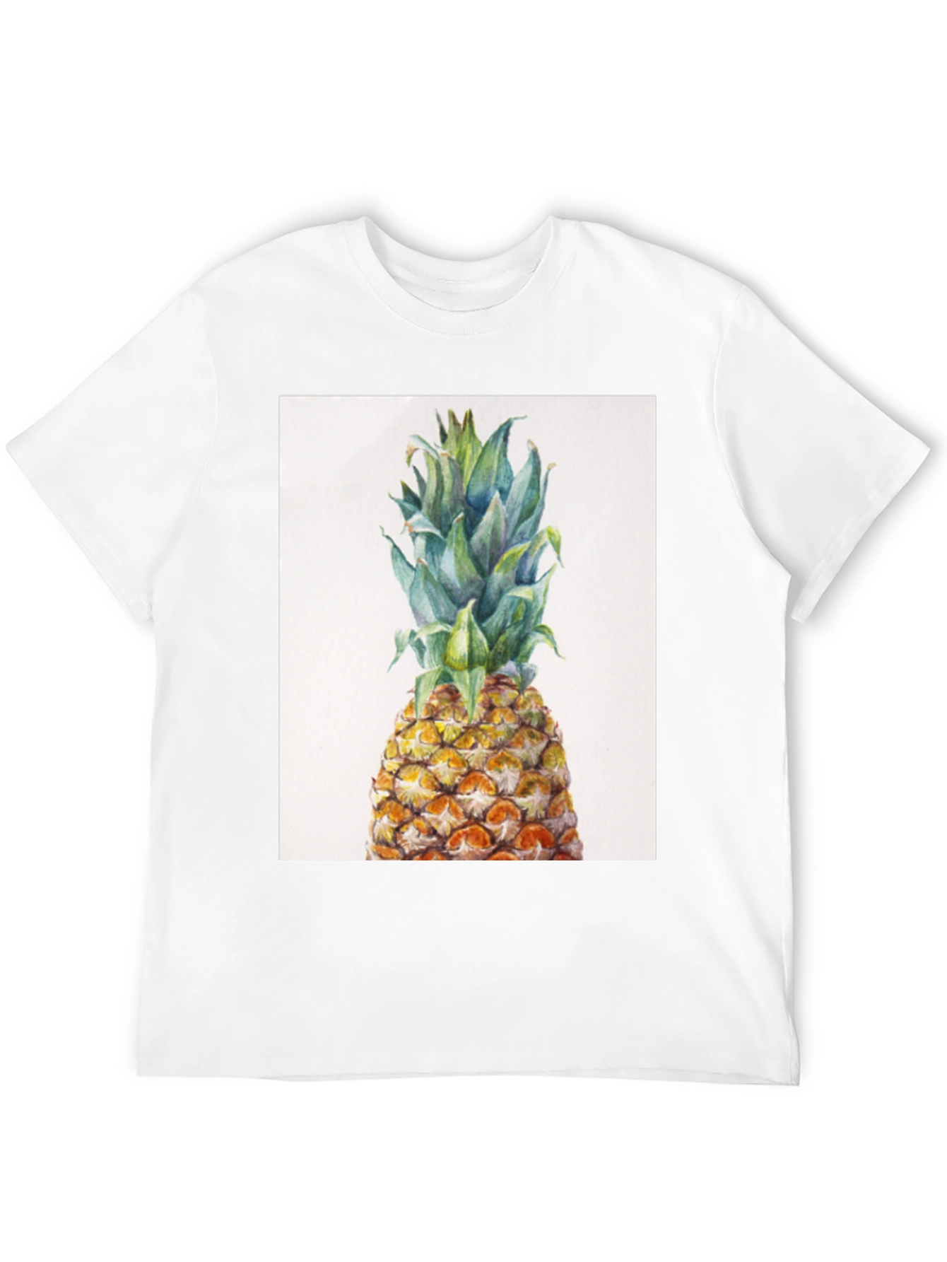 Black Pineapple Graphic Tee - Tropical Fruit Design view 12